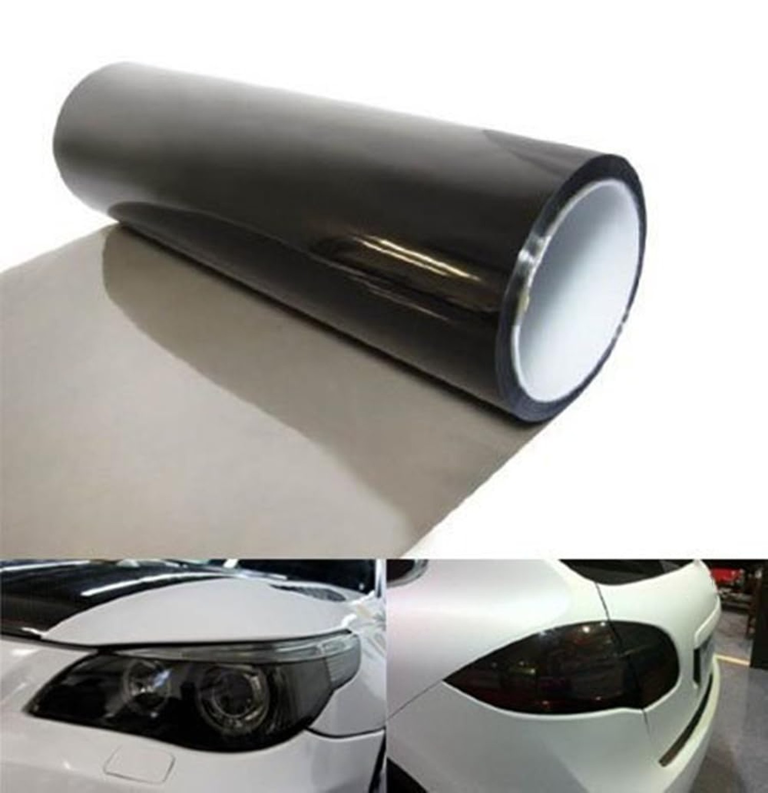 Vinyl Wrap for Car Headlights Self-Adhesive Film Suitable for Any Auto Light NEW