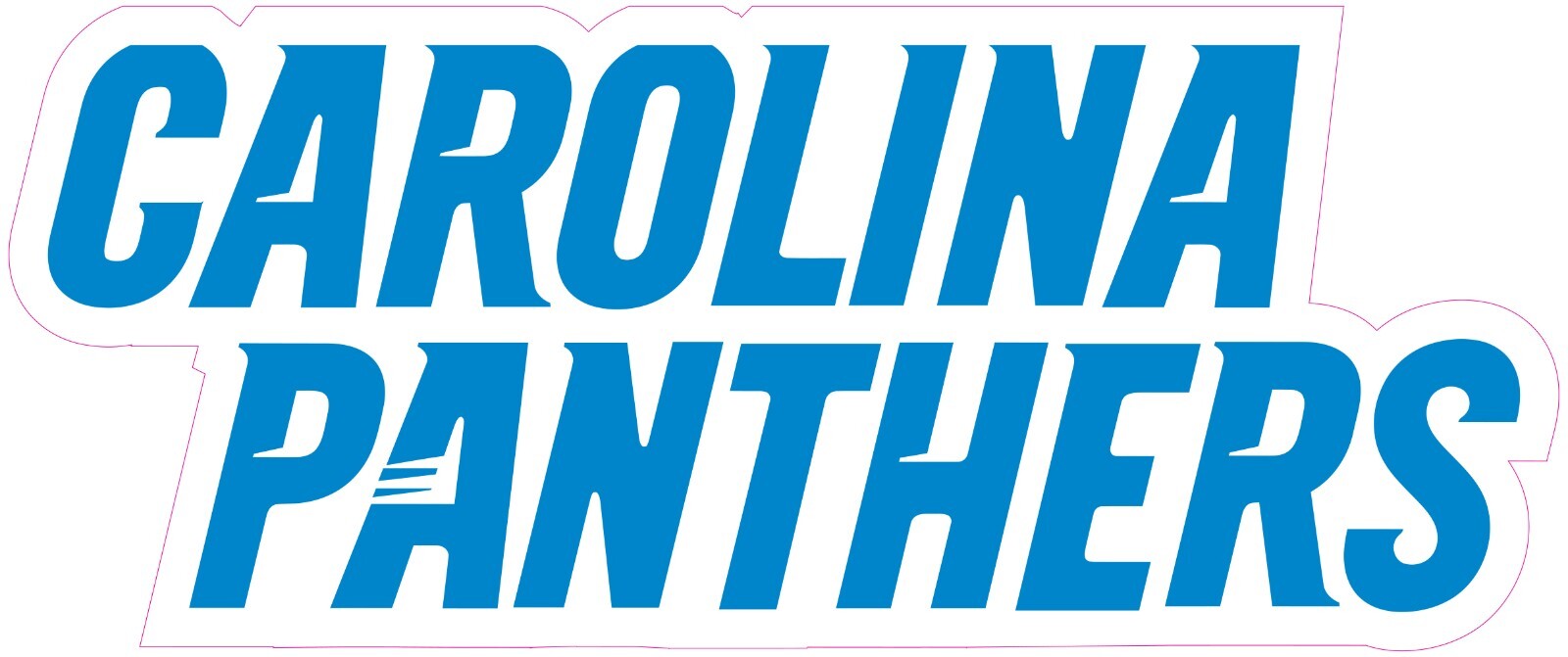 Carolina Panthers Football Vinyl Decal Sticker Car Truck Bumper Tumbler Mug