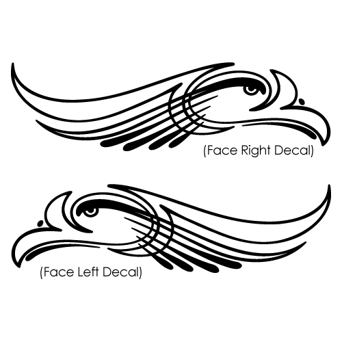 PINSTRIPE CHOPPER FENDER GAS TANK CAR WINDOW VINYL DECAL STICKER (PS-06)