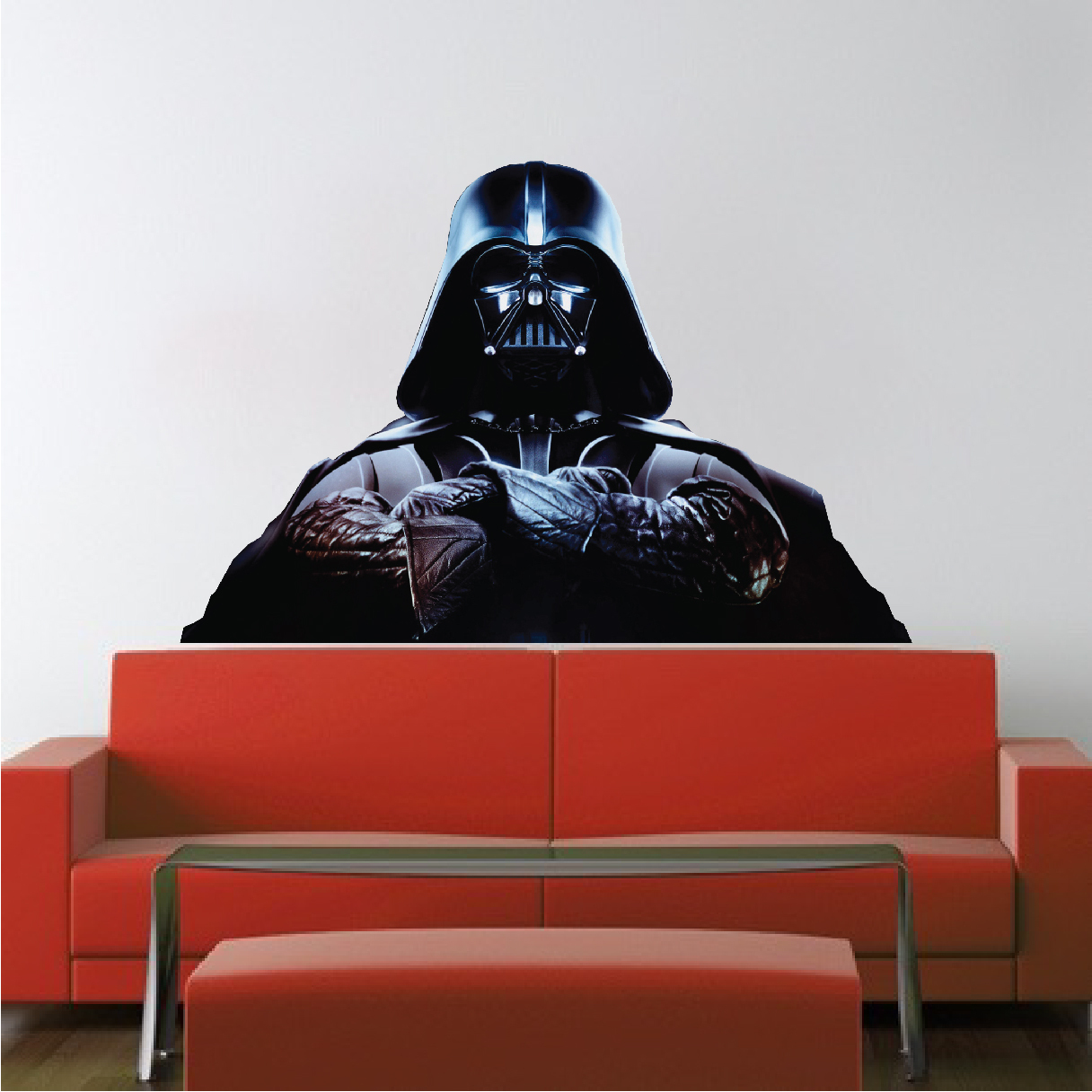 Darth Vader Wall Decal – Star Wars Wall Design – Vader Kids Room Wall Mural b31