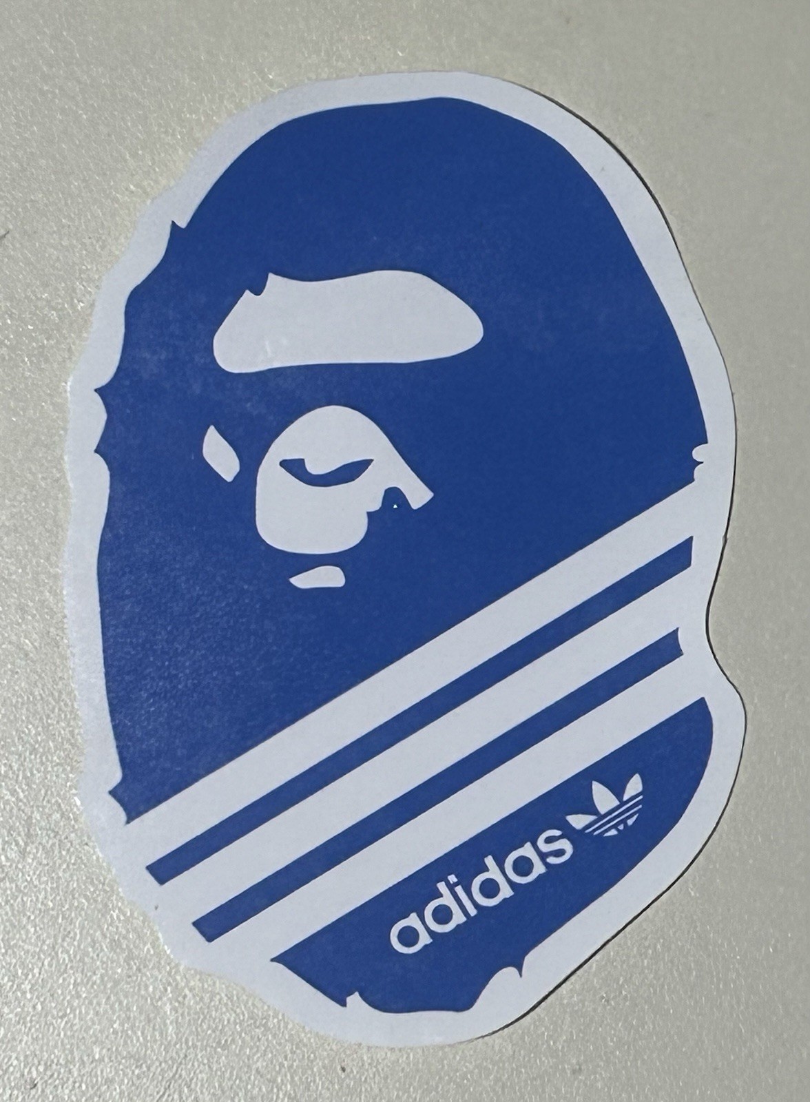 Sticker Adidas Shoes X Bape A Bathing Ape Logo Decal 2”x3”in