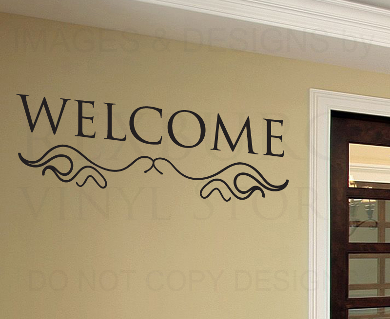 Wall Art Decal Sticker Quote Vinyl Lettering Removable Decoration Welcome E03