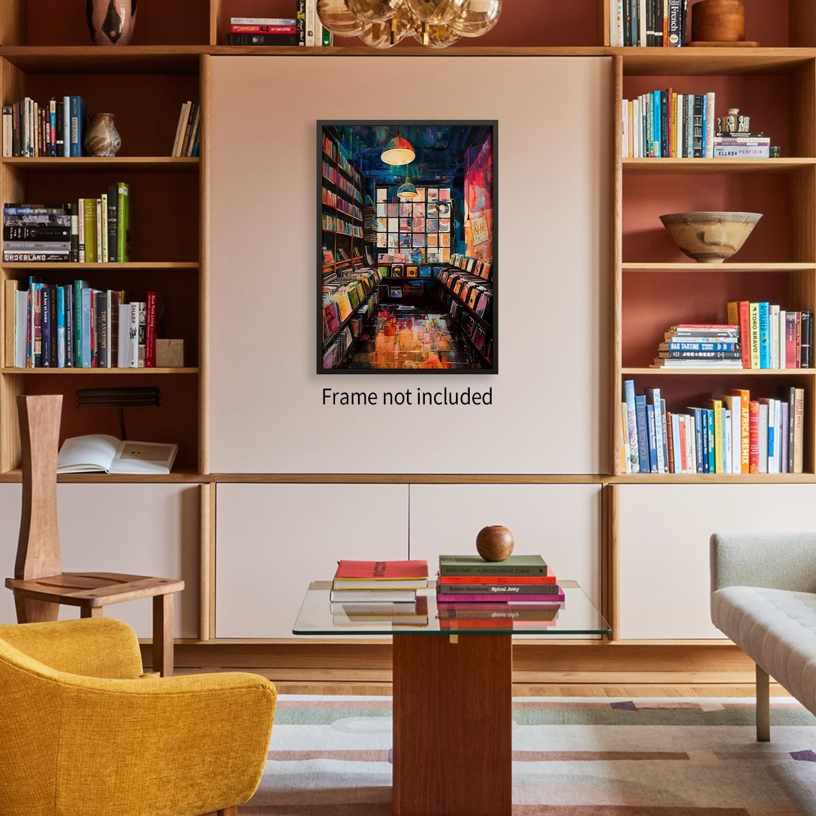 Jefuzh Vinyl Record Store Poster Music Album Cover Wall Art Vintage Aesthetic…