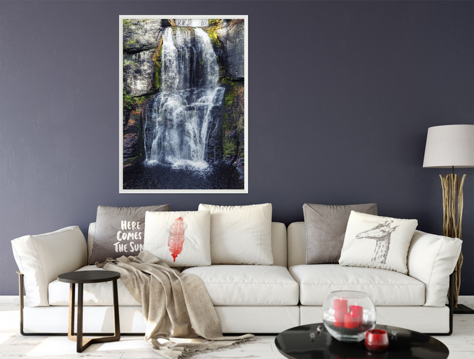 3D Natural River 675 Fake Framed Poster Home Decor Print Painting Unique Art