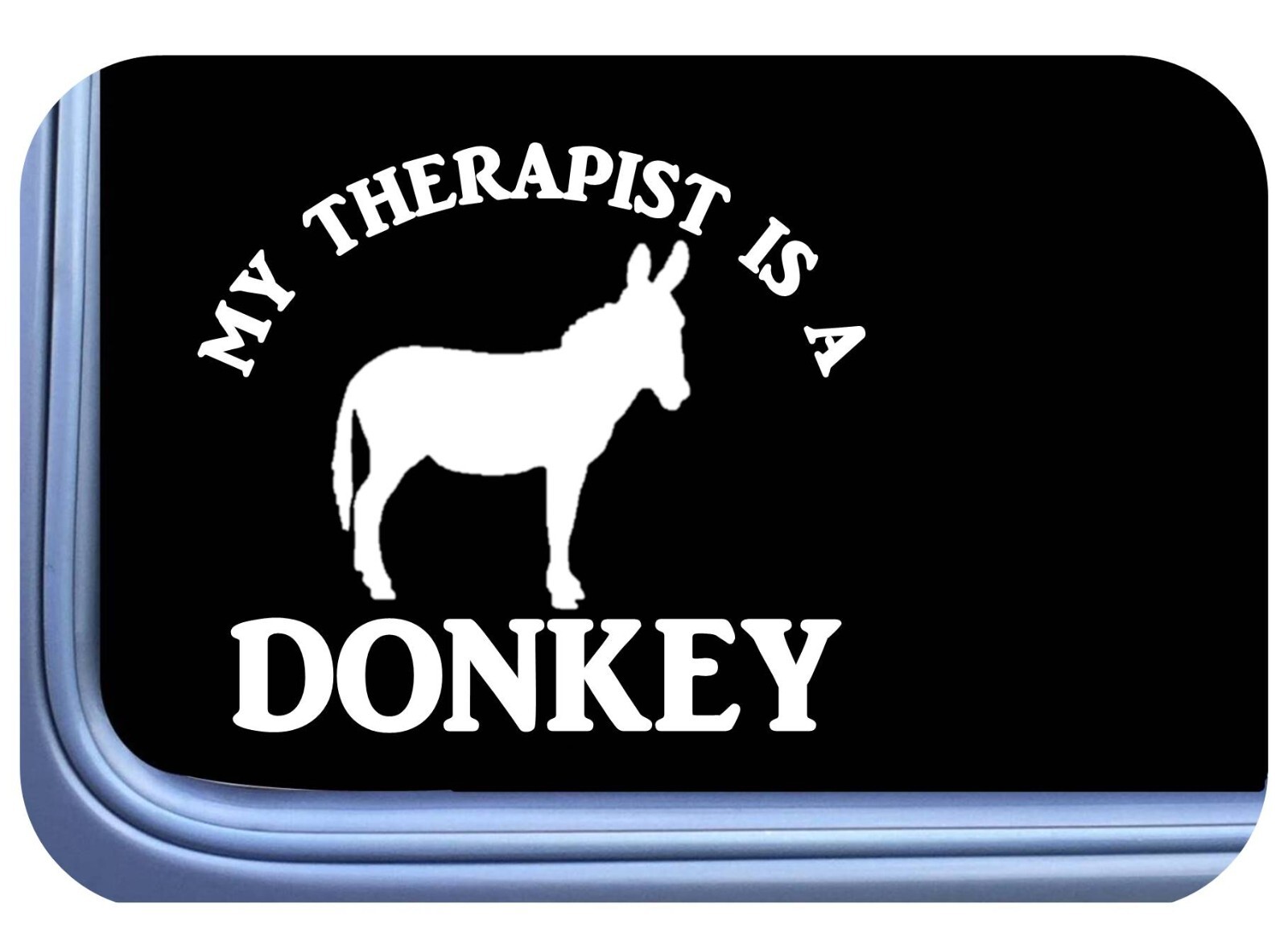 Donkey Sticker Therapist OS 571 6 inch decal sticker mammoth jack