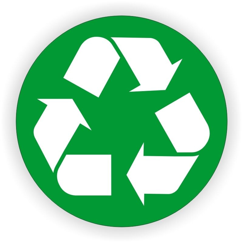 Recycle Logo Sticker Decal