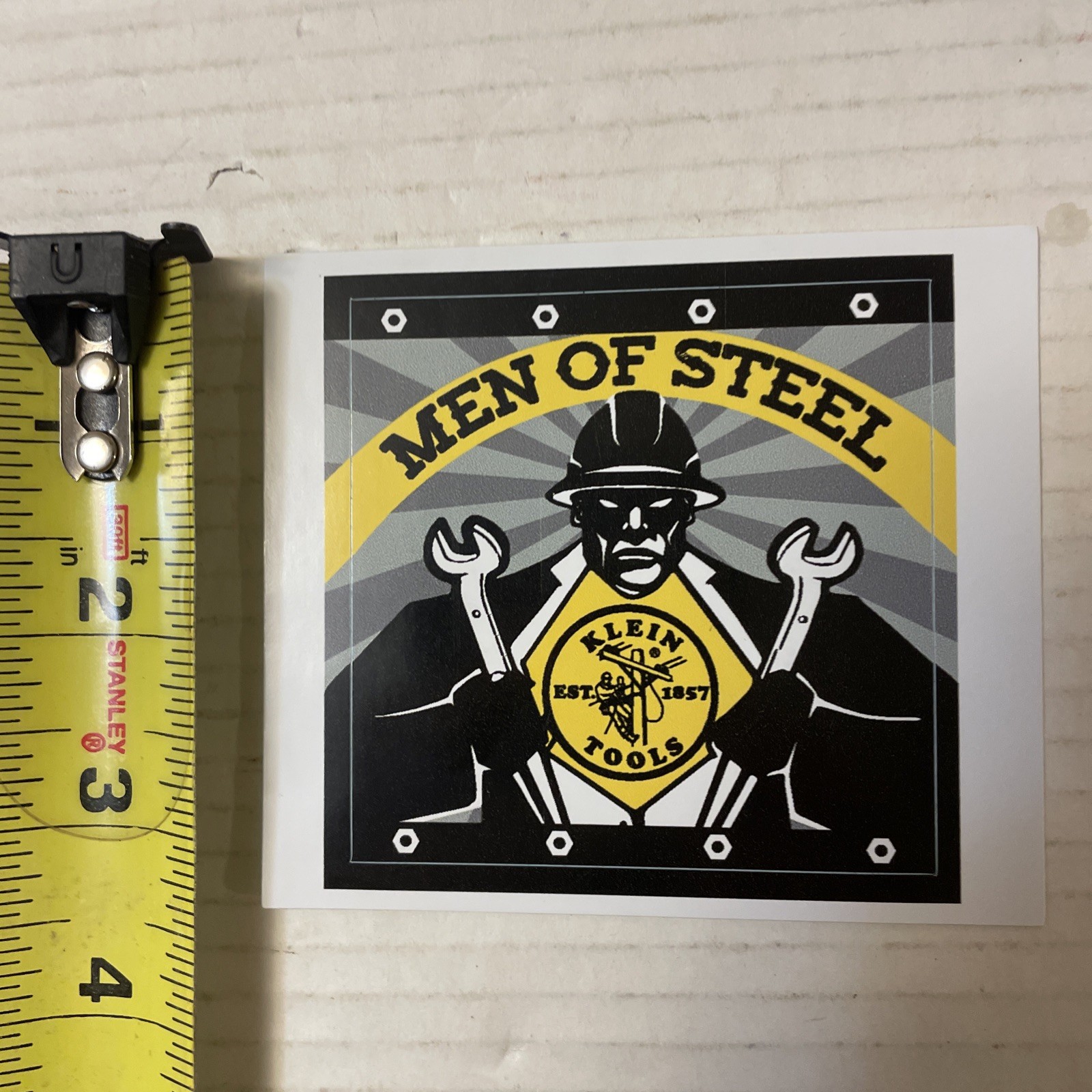 Klein Tools Tradesman Club Exclusive Giveaway Sticker March 2022 Iron Worker