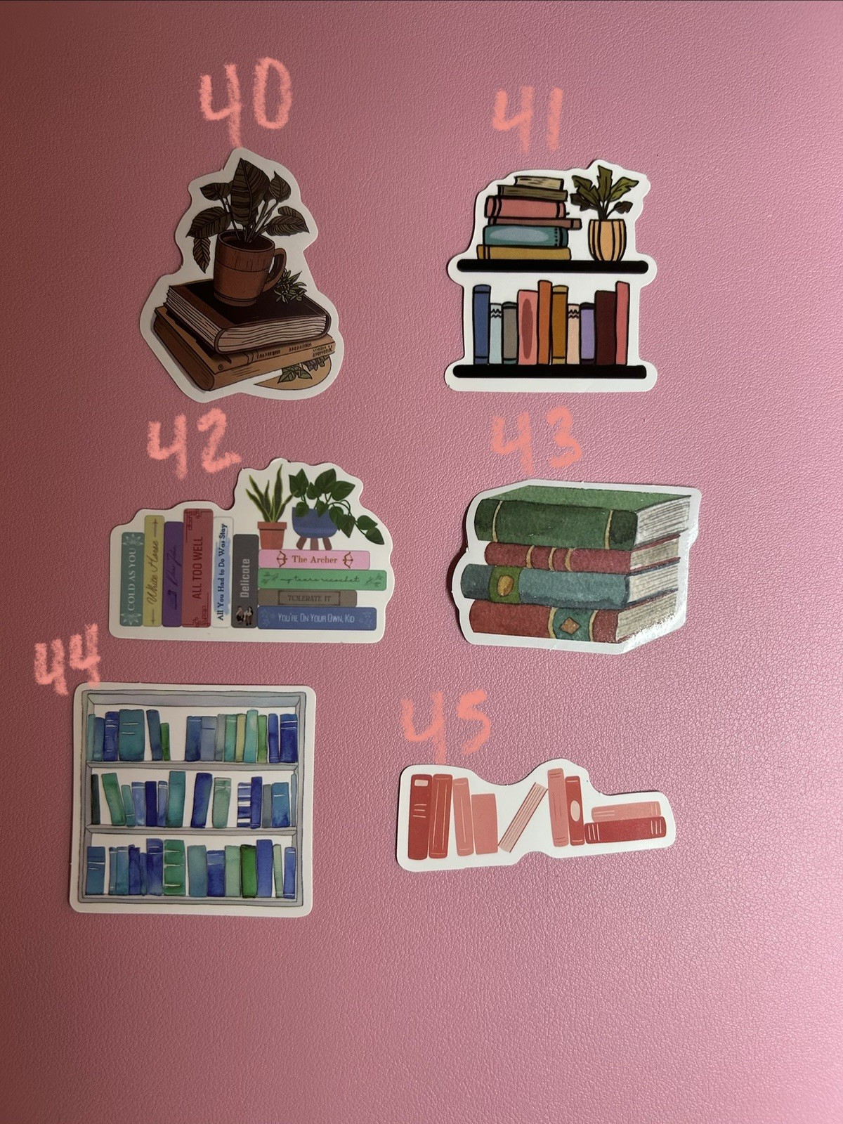 Book Stack Reading Books Stickers