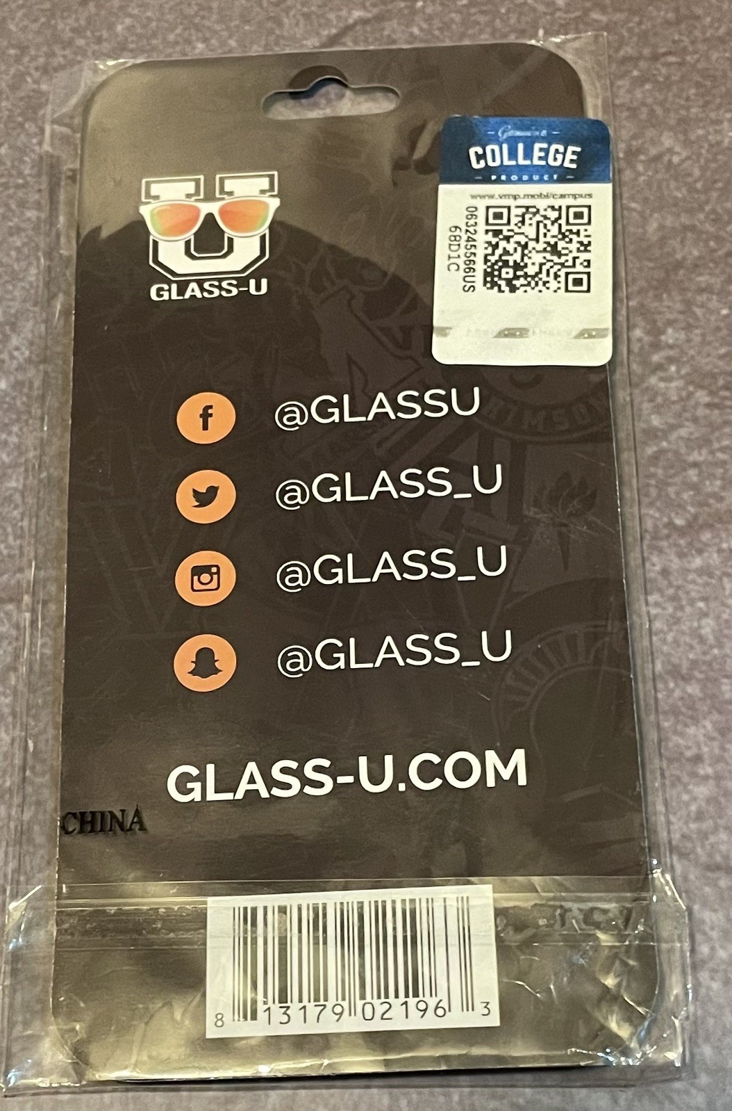Universal Adhesive Pocket Stick On Phone Wallet Card Holder University of Miami