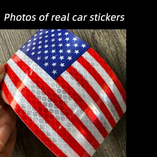 American Flag Decal,3pcs USA Flag Decal 5 x 3 Inch Red – Egp Highly Reflective