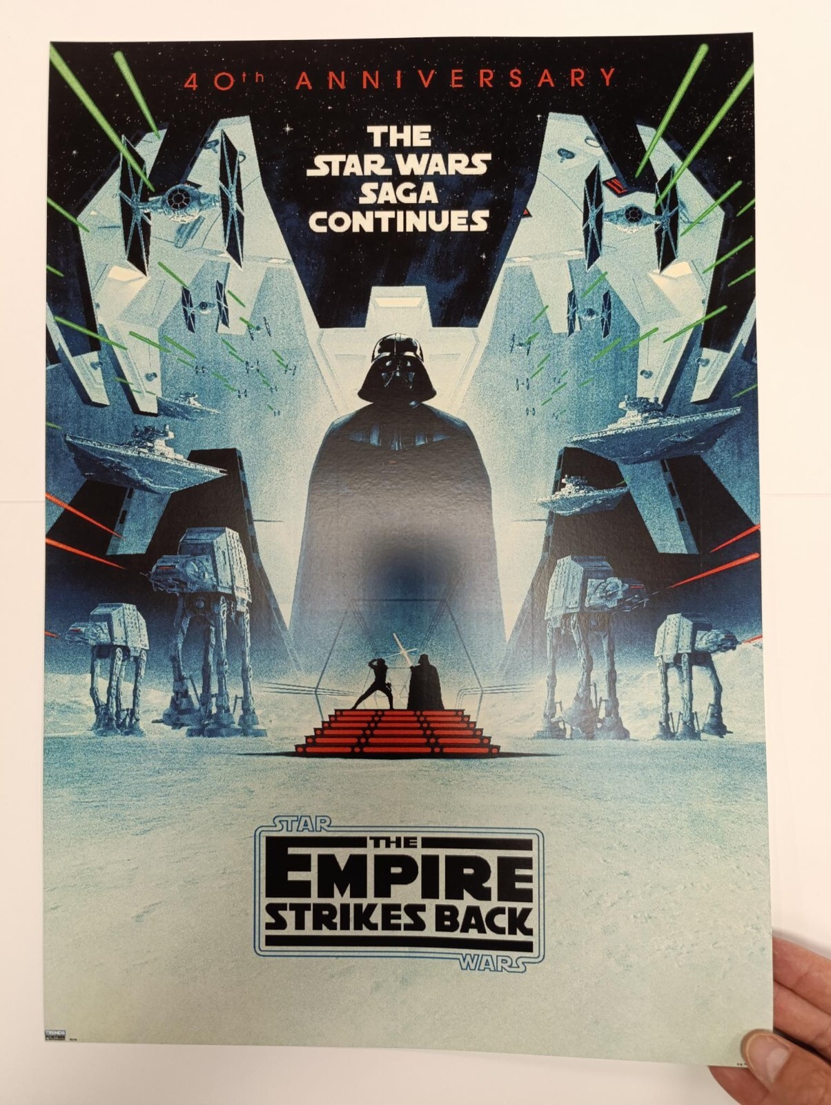 STAR WARS The Empire Strikes Back 40th Anniversary Poster 1980