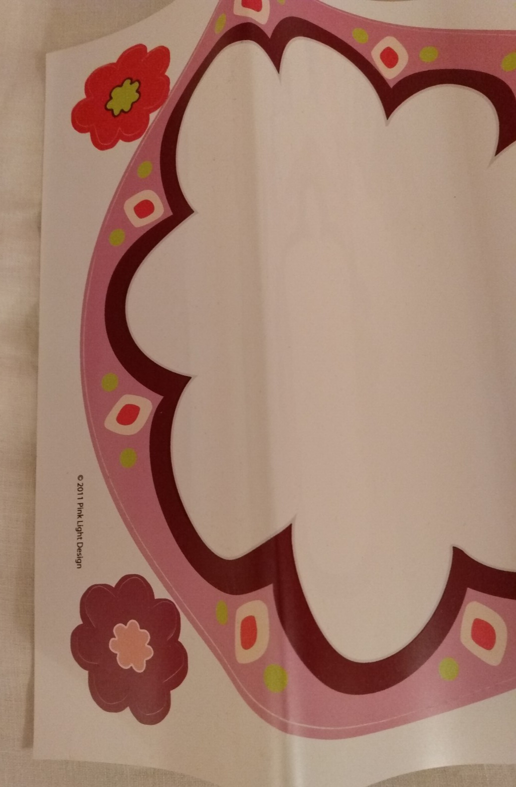 Hot Pink/Purple Vinyl Wall Stickers Decal Sheets Circles Pink Light Design 2011