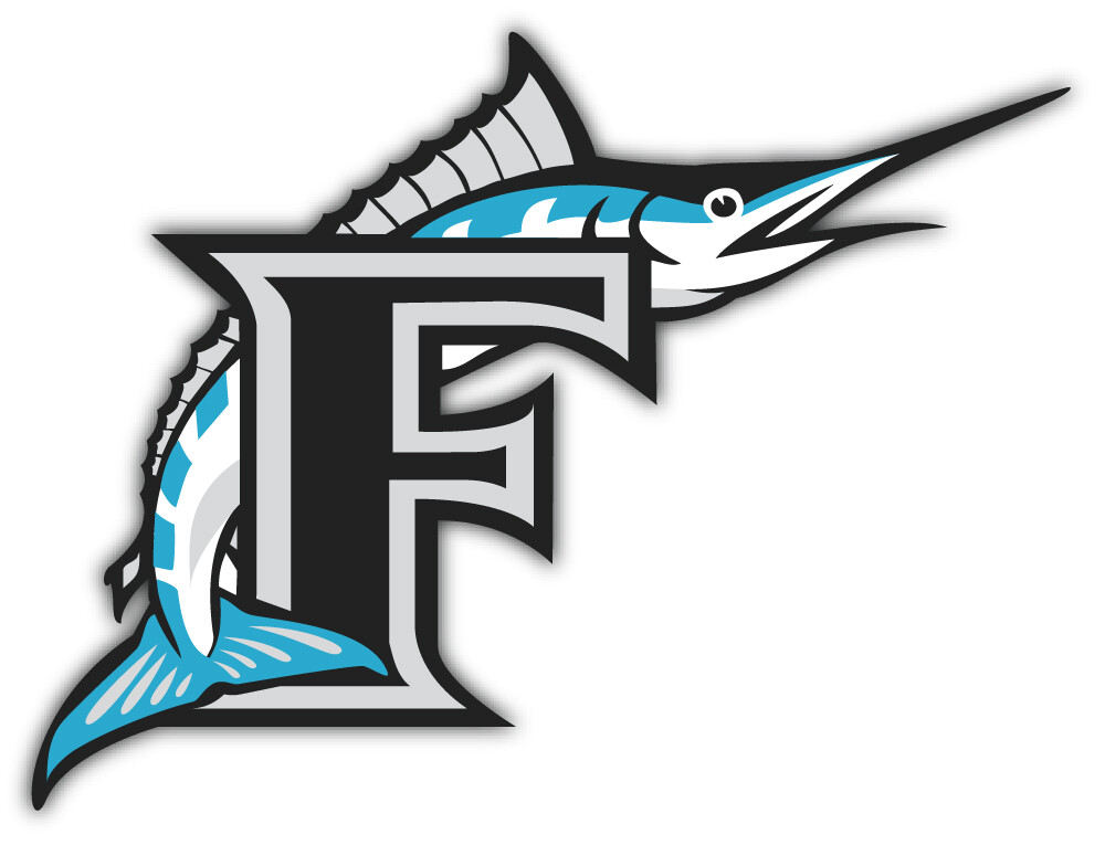 Florida Marlins MLB Baseball Car Bumper Sticker Decal "SIZES" ID:1