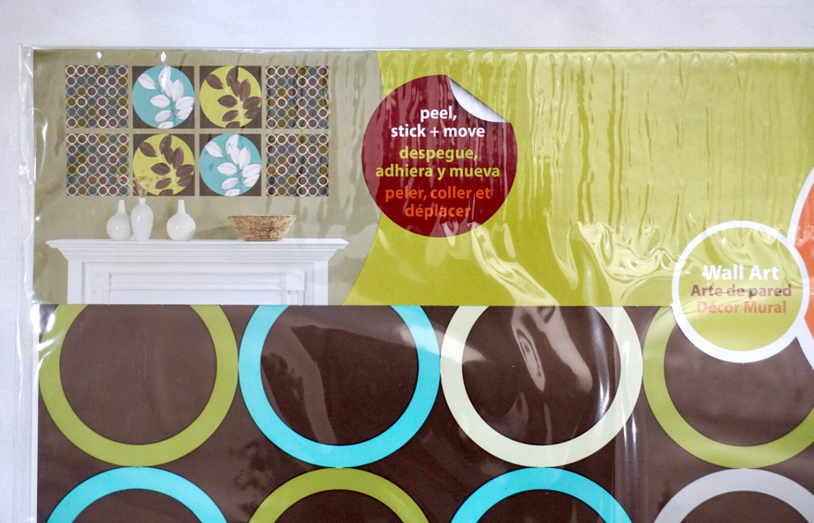 Brewster Wall Pops, Peel & Stick Removable Wall Art, 4 Packs of 4 Pops, 16 Total