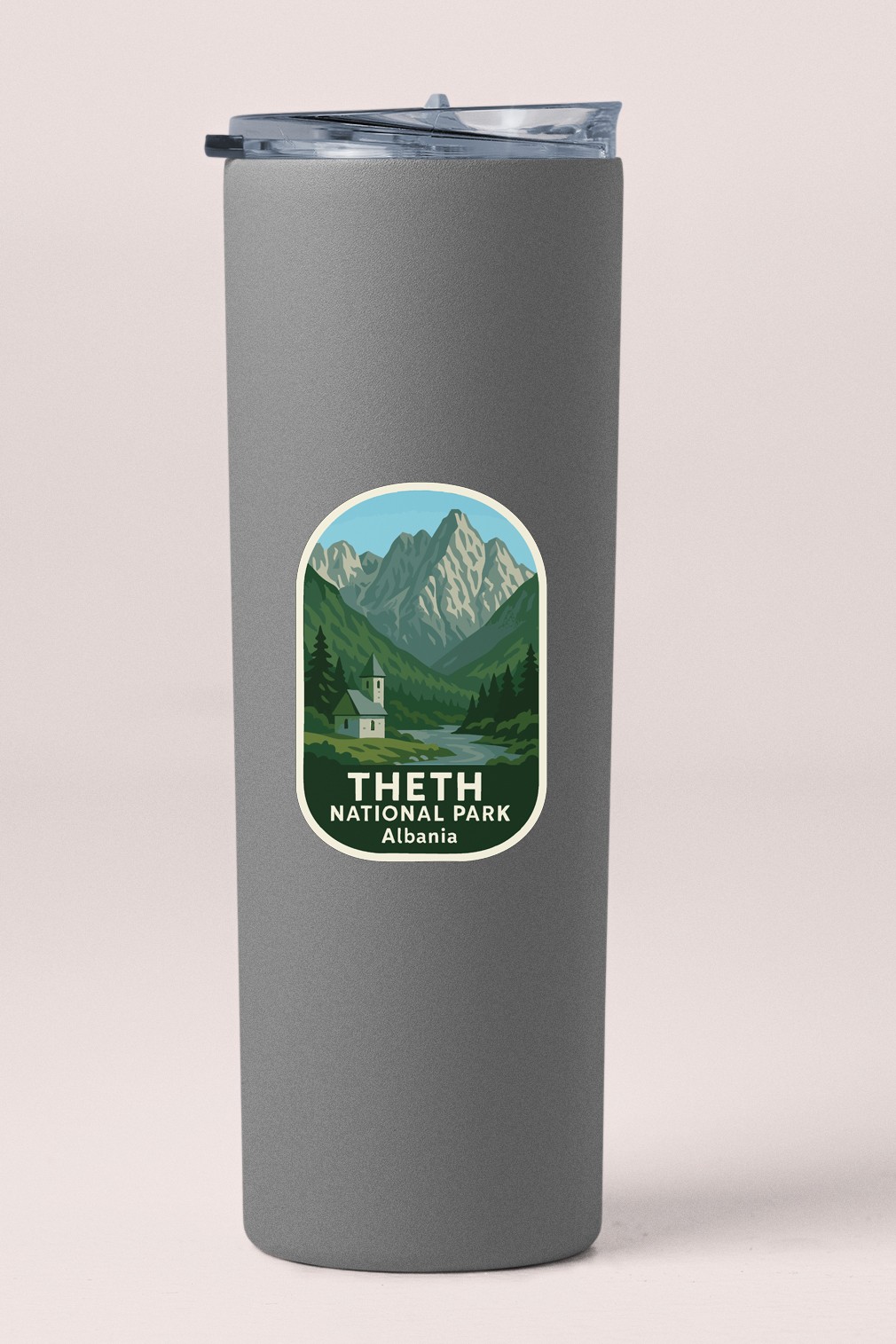 Theth Albania National Park Sticker Decal Vinyl Die-Cut World National Parks