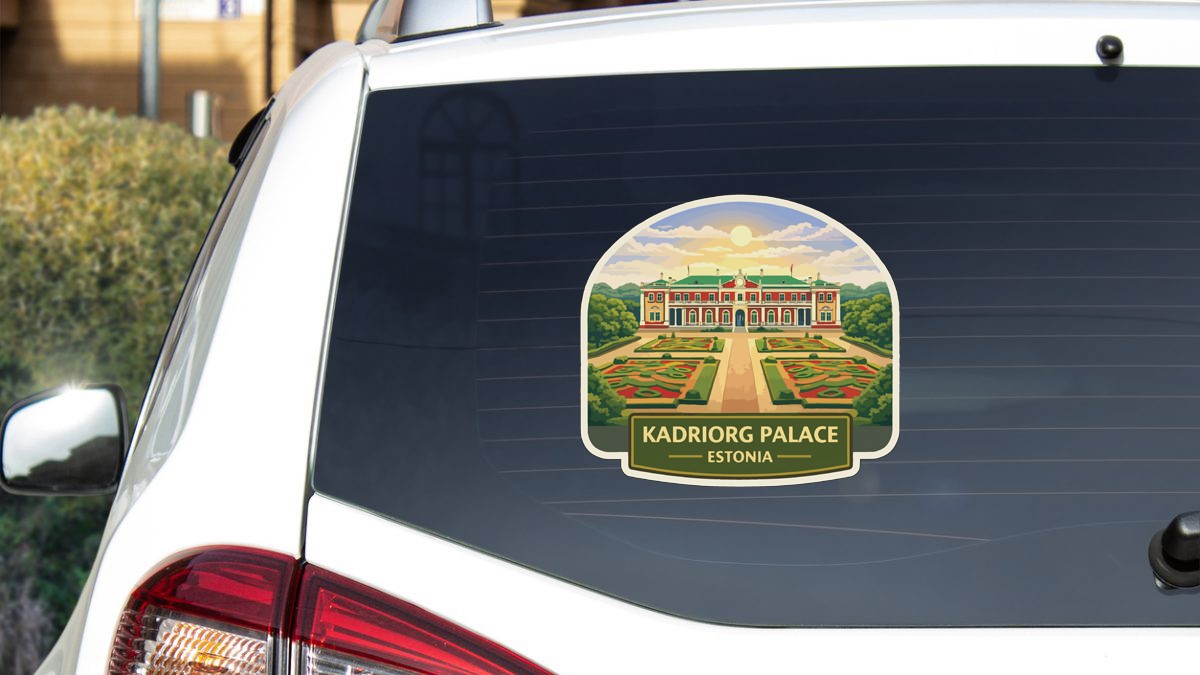 Kadriorg Palace Estonia Sticker Decal Vinyl Die-Cut World Heritage Sites Series