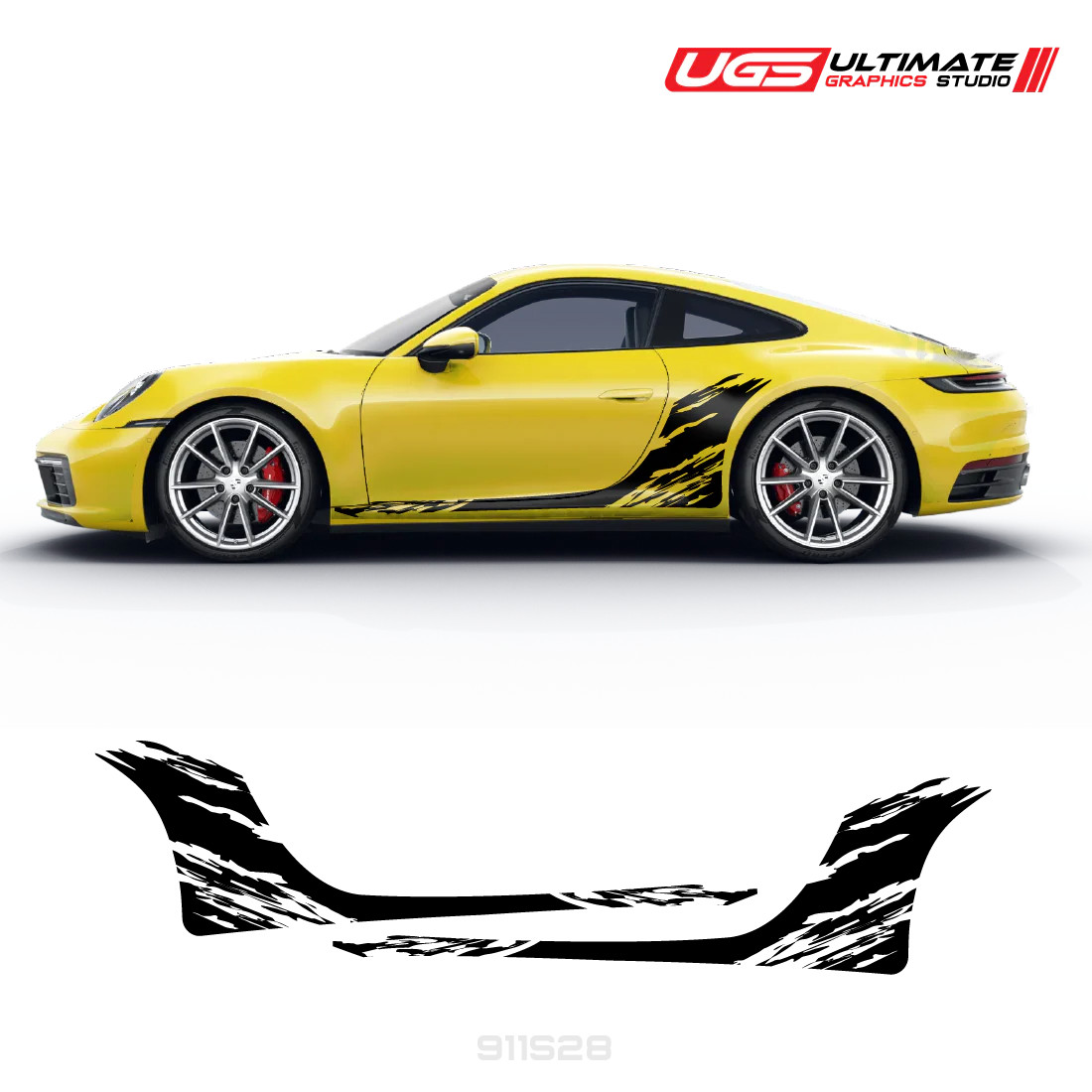 Porsche Side Guard Decal