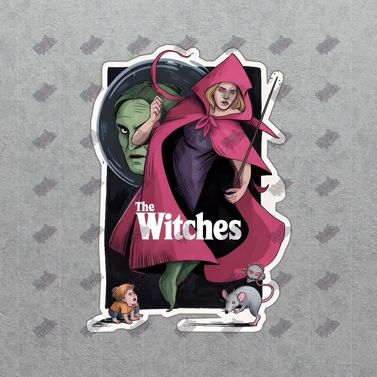 The Witches Poster Art Dark Fantasy Illustration Vintage Movie Decor #8895