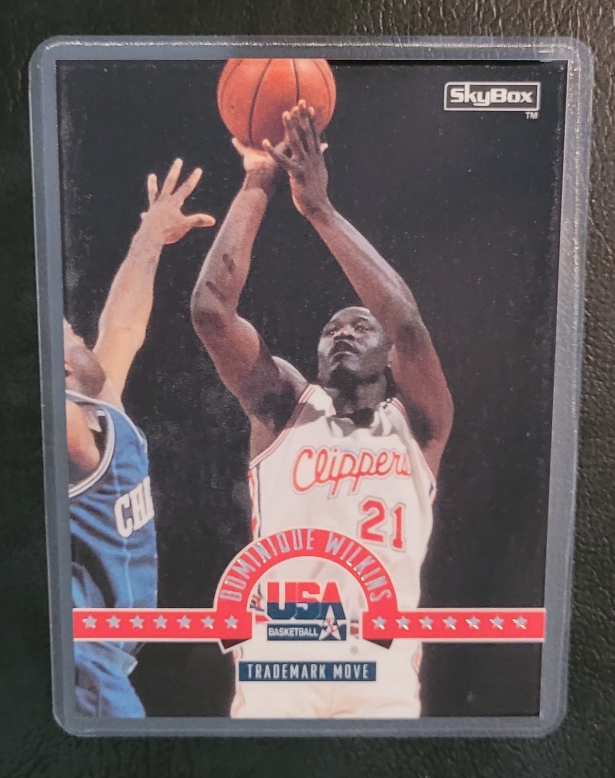 Dominique Wilkins Basketball Card HOF Fridge/Locker/Cabinet Laminated Magnet