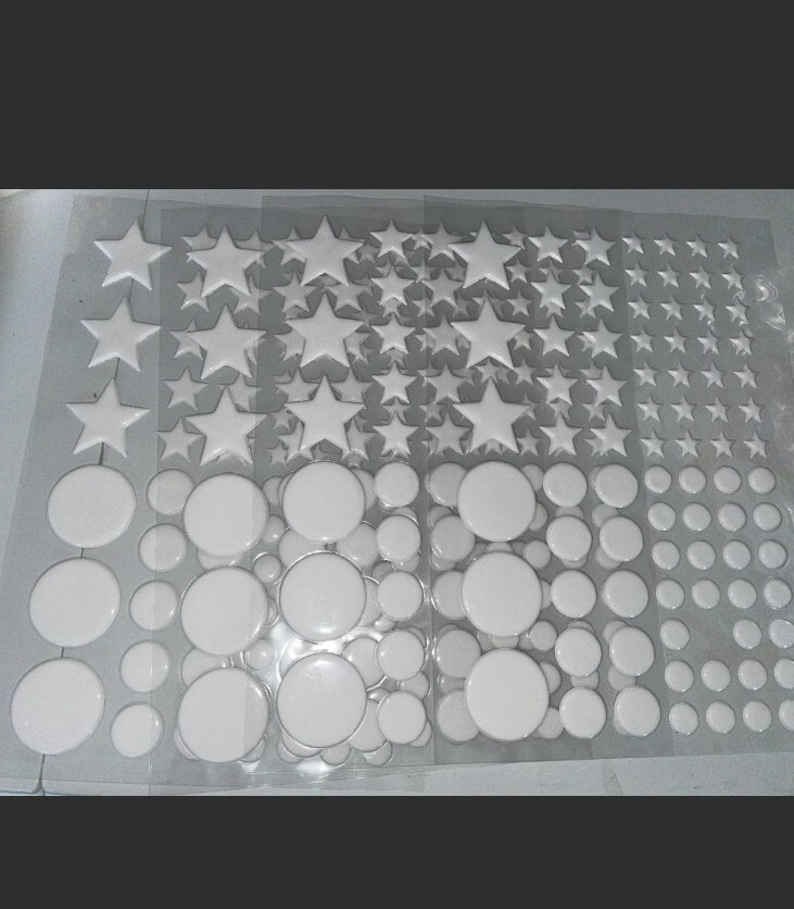 Glow In The Dark 3D Stars and Moon Galaxy New