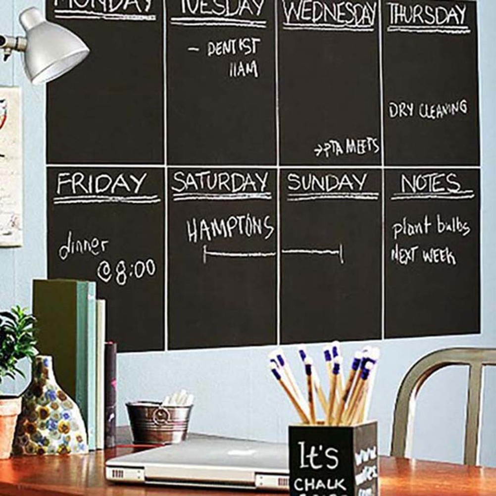 1Pcs Reusable Chalkboard Wall Sticker Blackboard Paper for Home Classroom Office