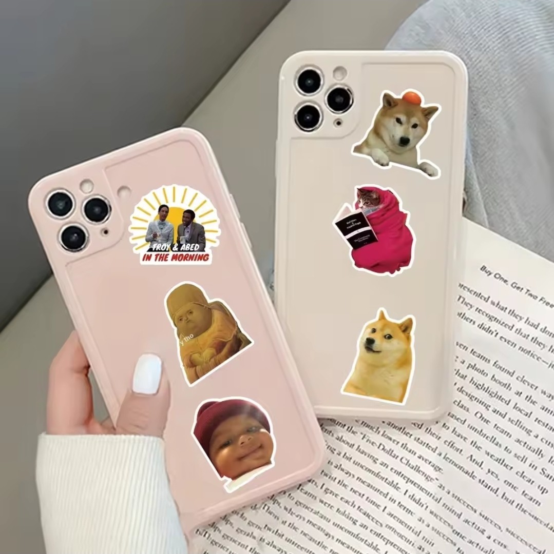 10 pc Funny Meme Sticker Set Collectible Stickers ST7
