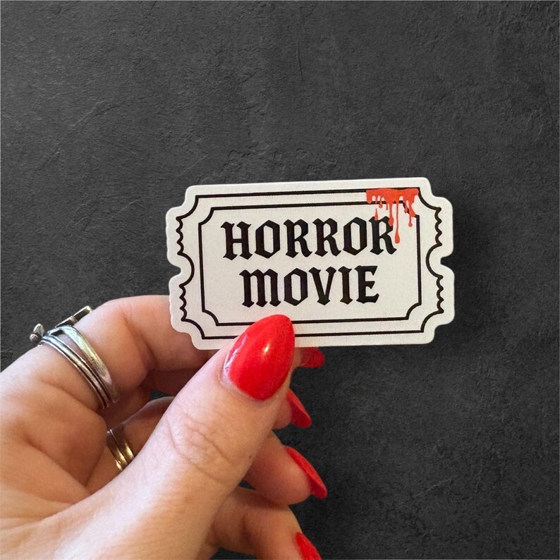 Horror movie| Slasher movies| Halloween| horror sticker| scary movies| theatre