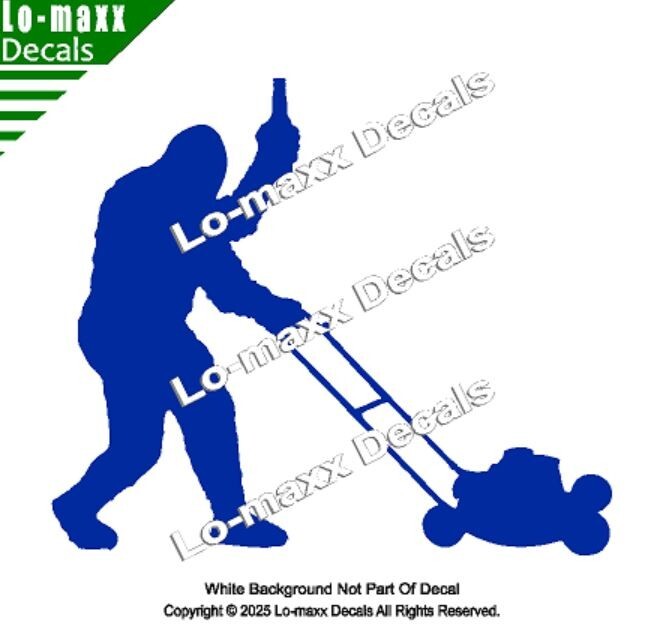 Sasquatch Lawn King: Beer and Blades Lawn Care Edition Die-Cut Vinyl Decal
