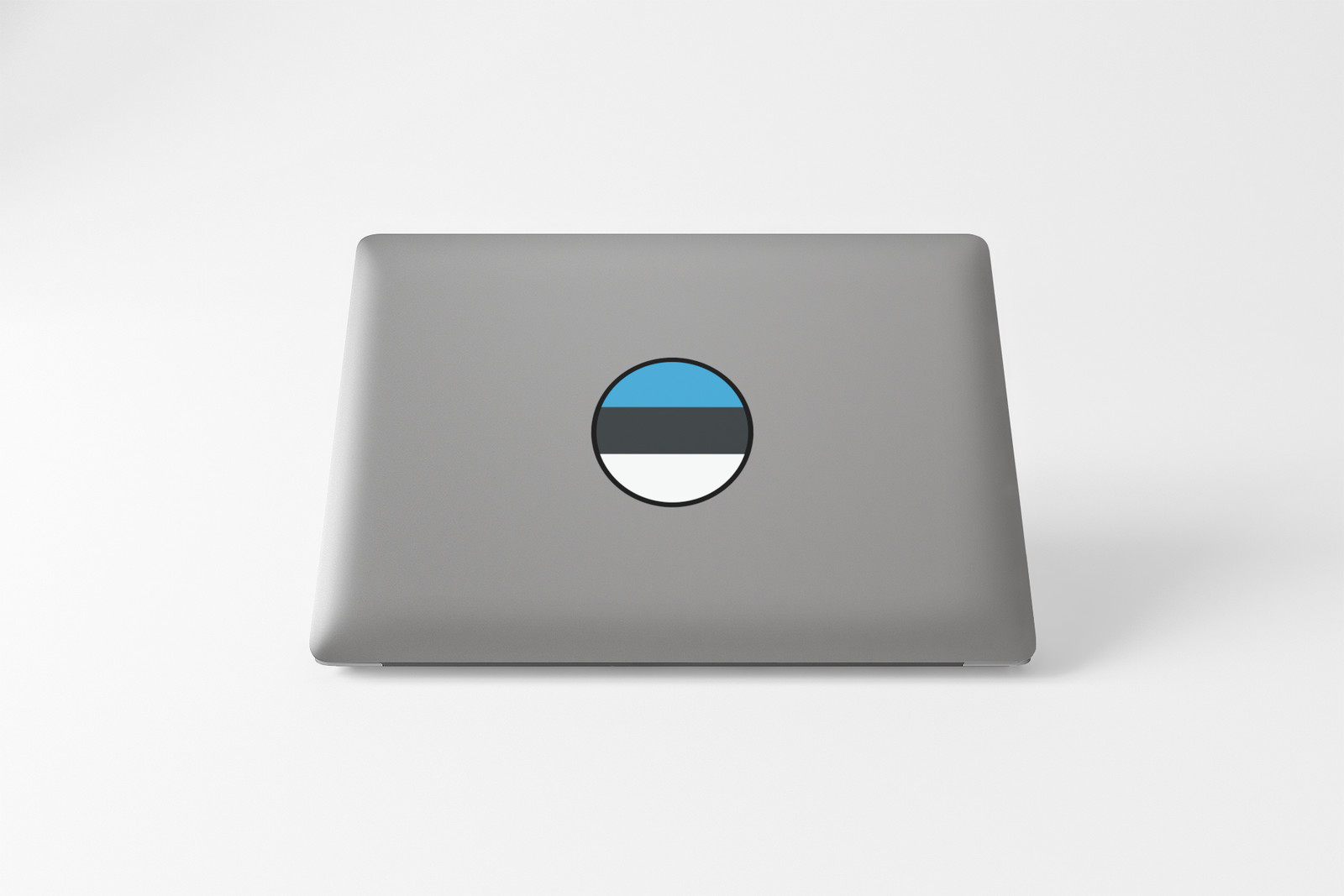 Estonia Flag Circle Sticker Decal