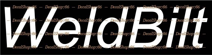 WeldBilt Boats -Outdoor Sports- Car/SUV/Truck Vinyl Die-Cut Peel N' Stick Decals