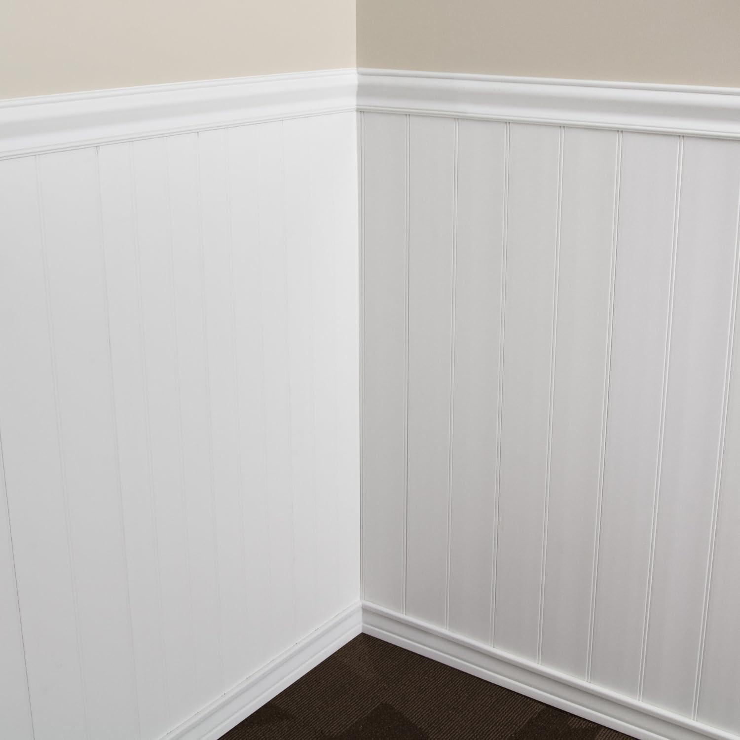 Trim Kit Wainscoting Panels | Easy to Install Accent Wall Panels PVC Trim Plank