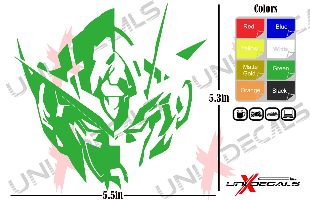 Gundam Cut Out Vinyl Sticker