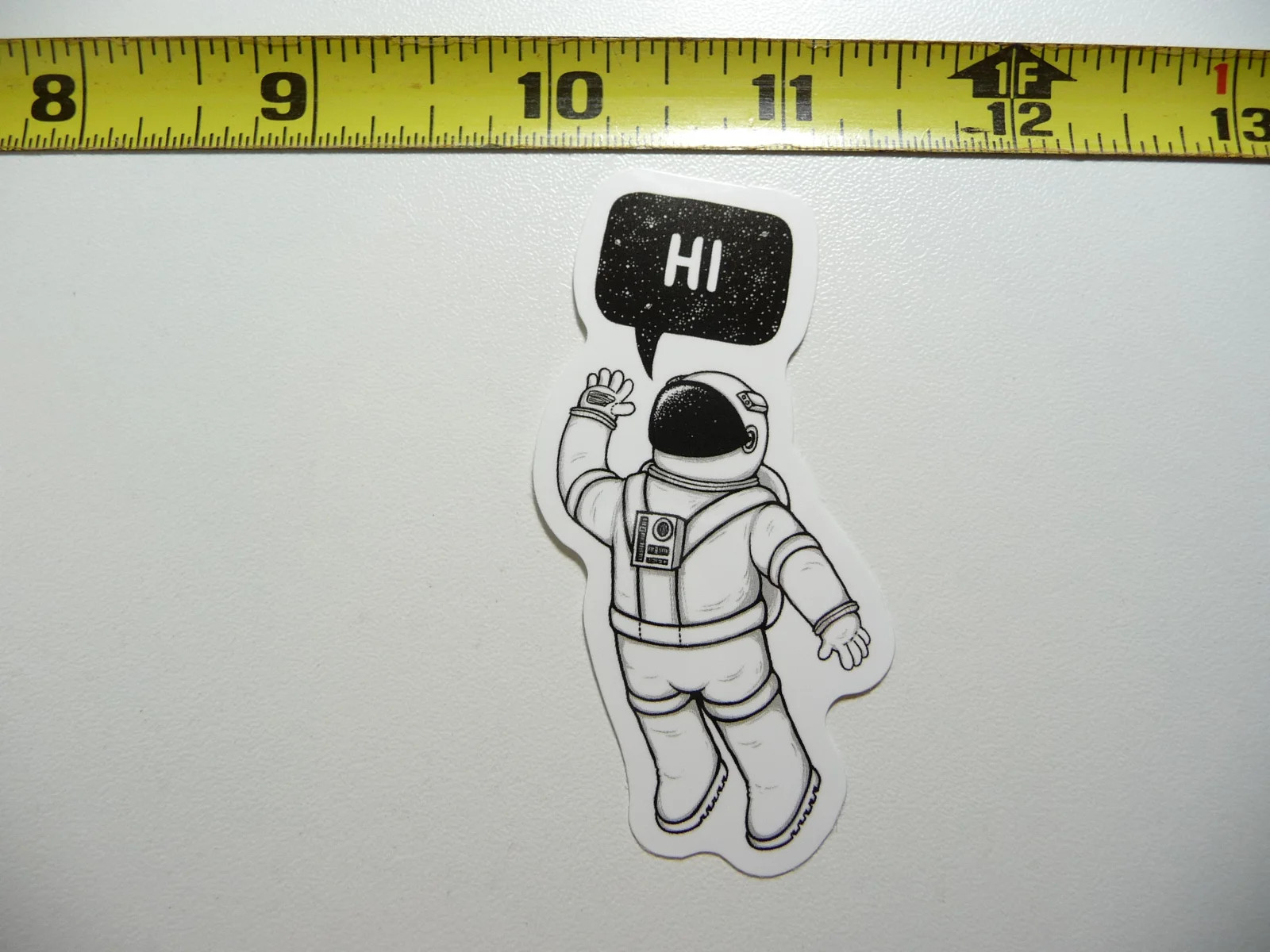 ASTRONAUT HI SPACE SUIT SMALL STICKER DECAL EXPLORATION OUTER GALAXY UNIVERSE