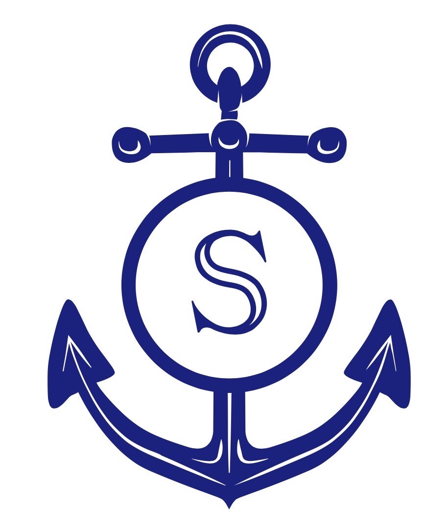 Custom Monogram Decal Oracal 651 Permanent Vinyl – Decor Home Many Sizes Anchor