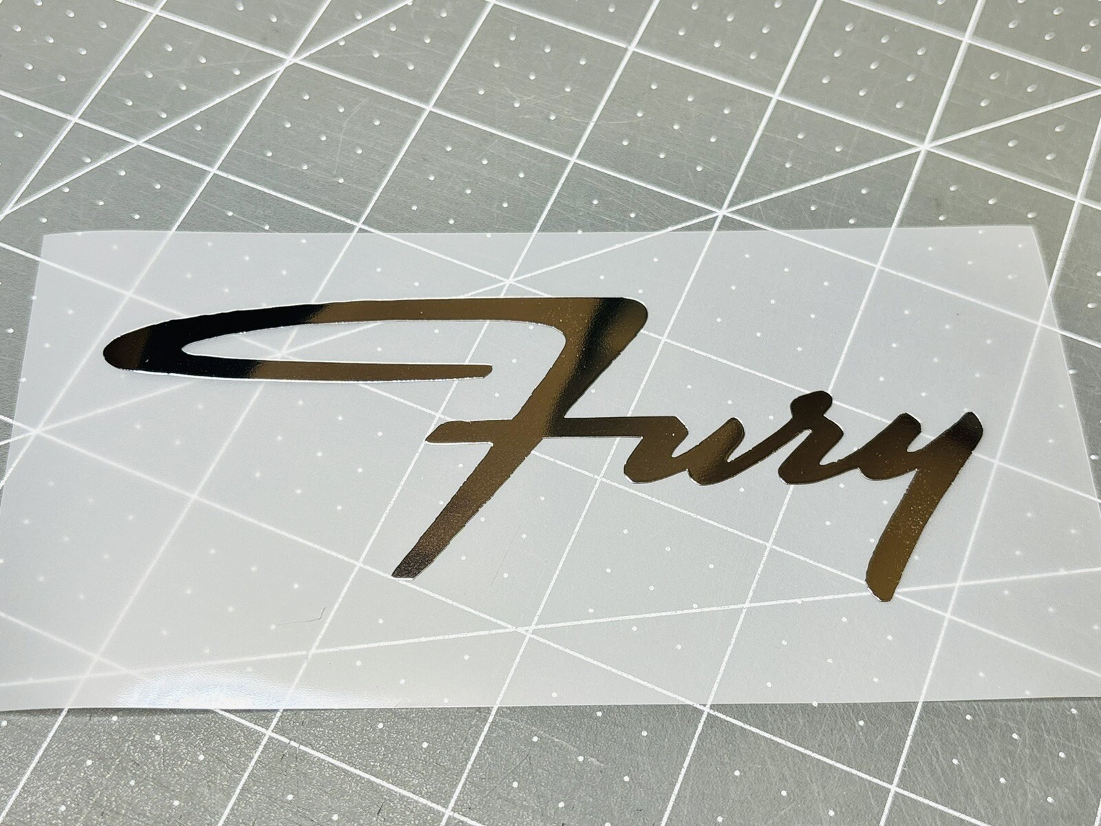 PIymouth Fury Vinyl Decal Many Sizes/Colors Buy 2 Get 1 Free FREE Ship –
