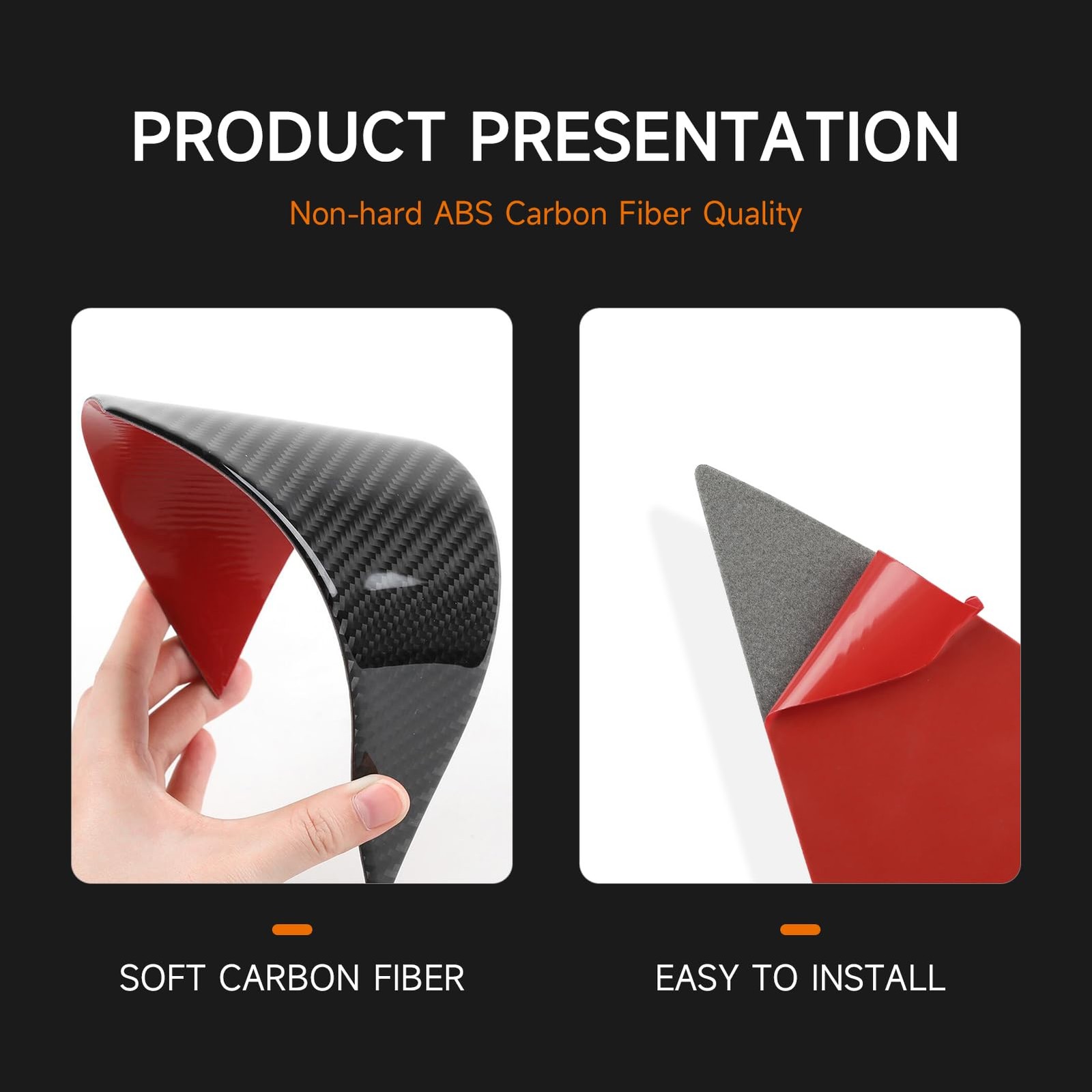 Car Air Vent Cover Decals for Dodge Charger 20152023 Carbon Fiber Accessories