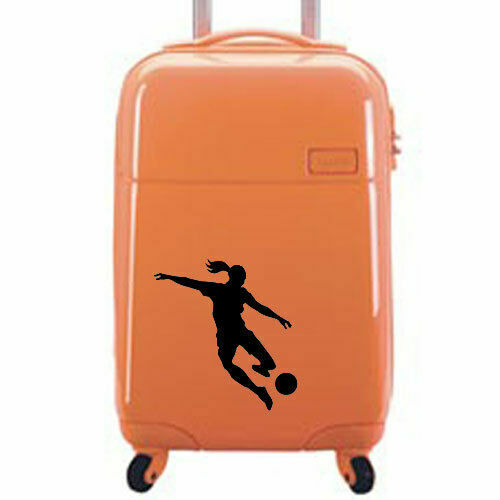 Girl Soccer Sports Decal Sticker for Home Wall Nursery Room Door Window Decor