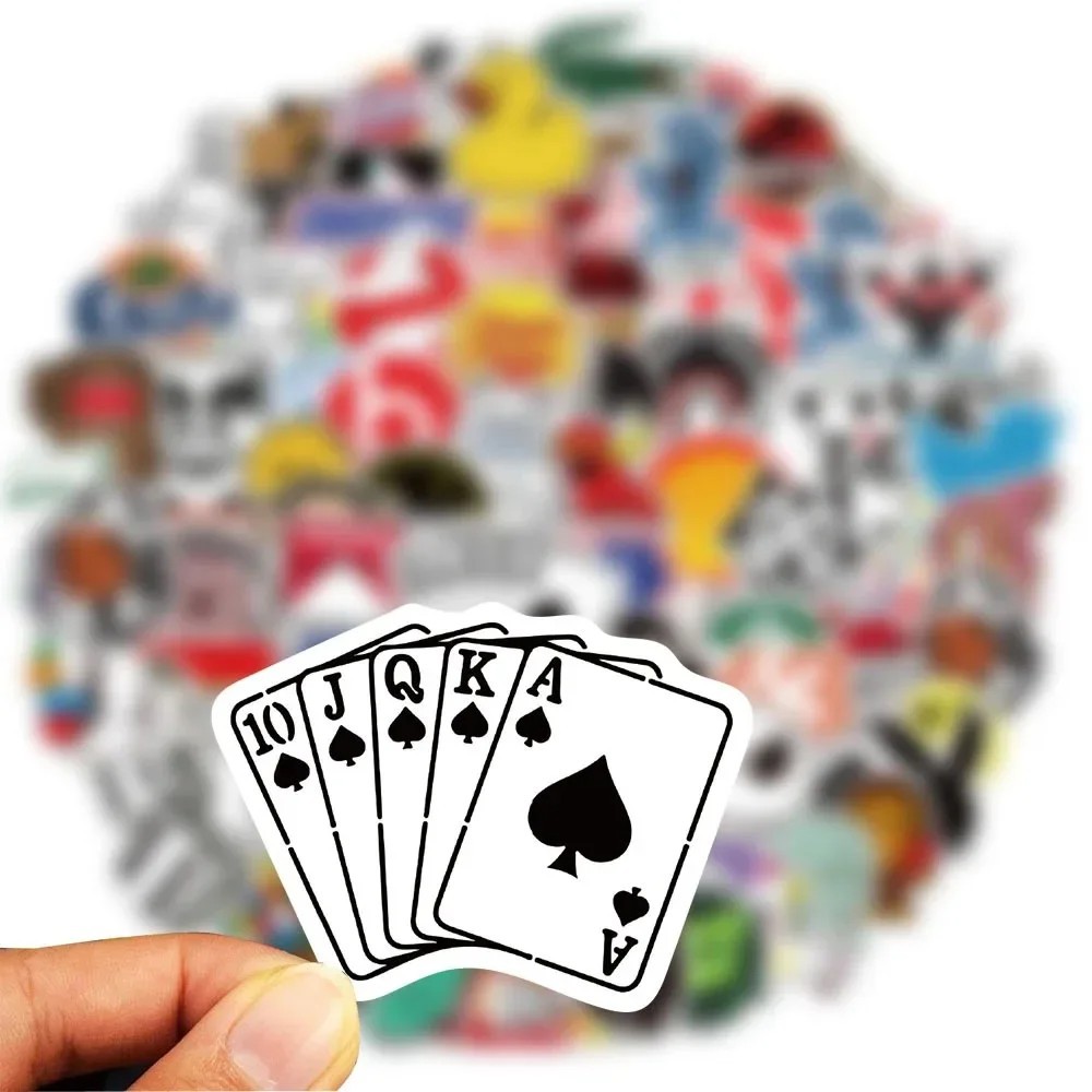 100pcs Stickers All Different Vintage Graffiti PopArt Style Vinyl Sticker Random