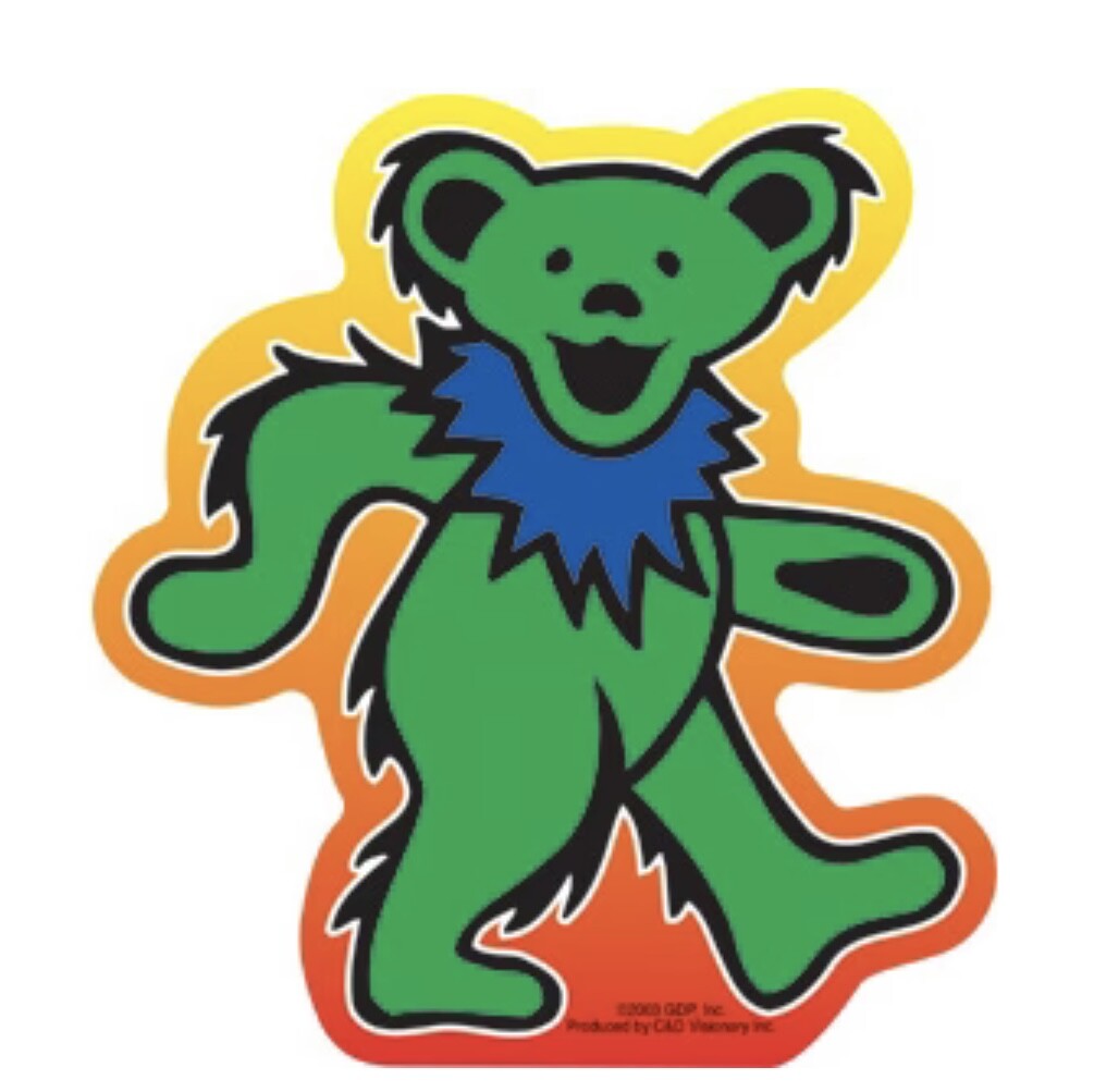 Grateful Dead Official Dancing Bear Sticker G018S