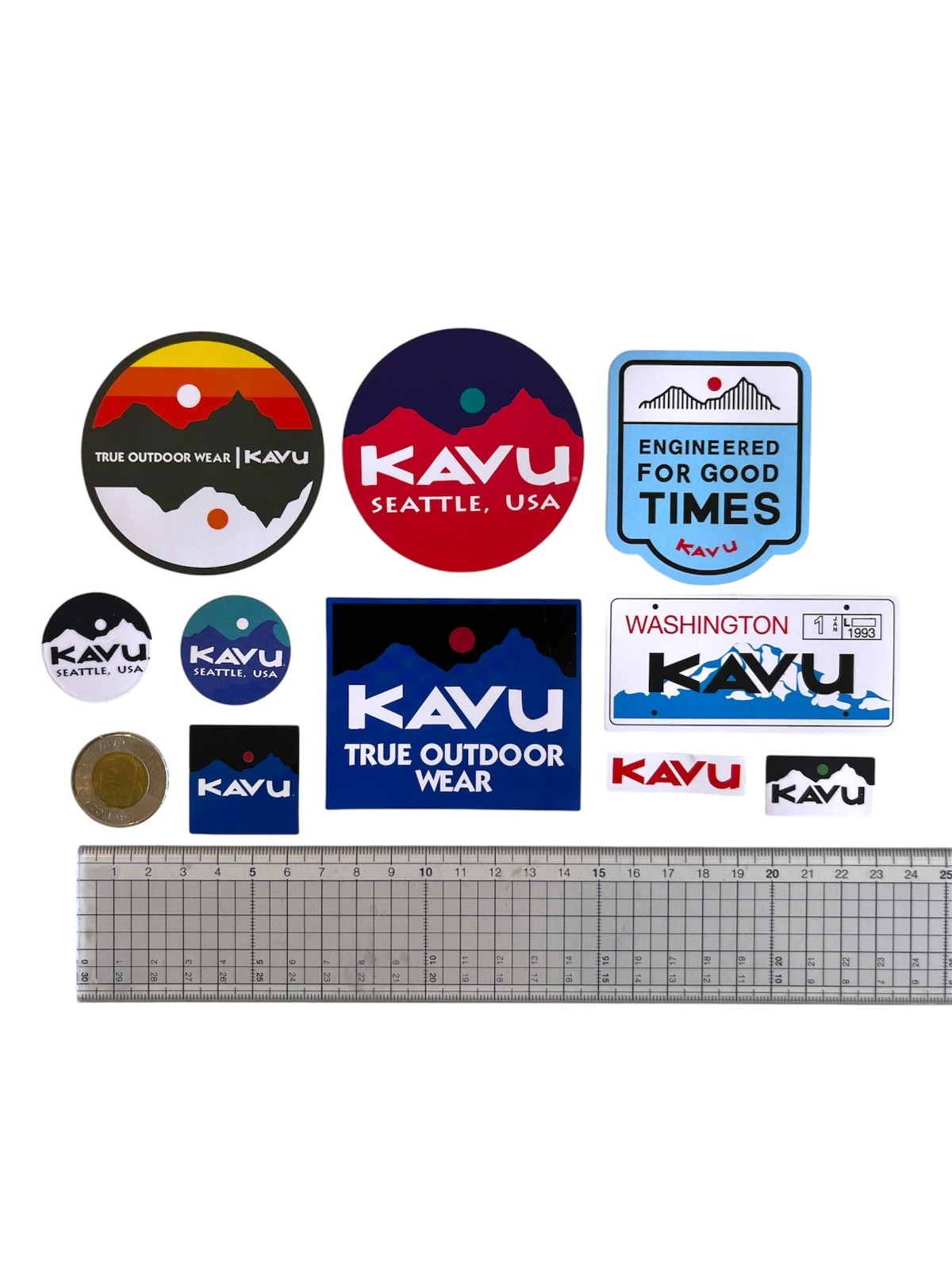Kavu Laminated Vinyl Sticker Decal