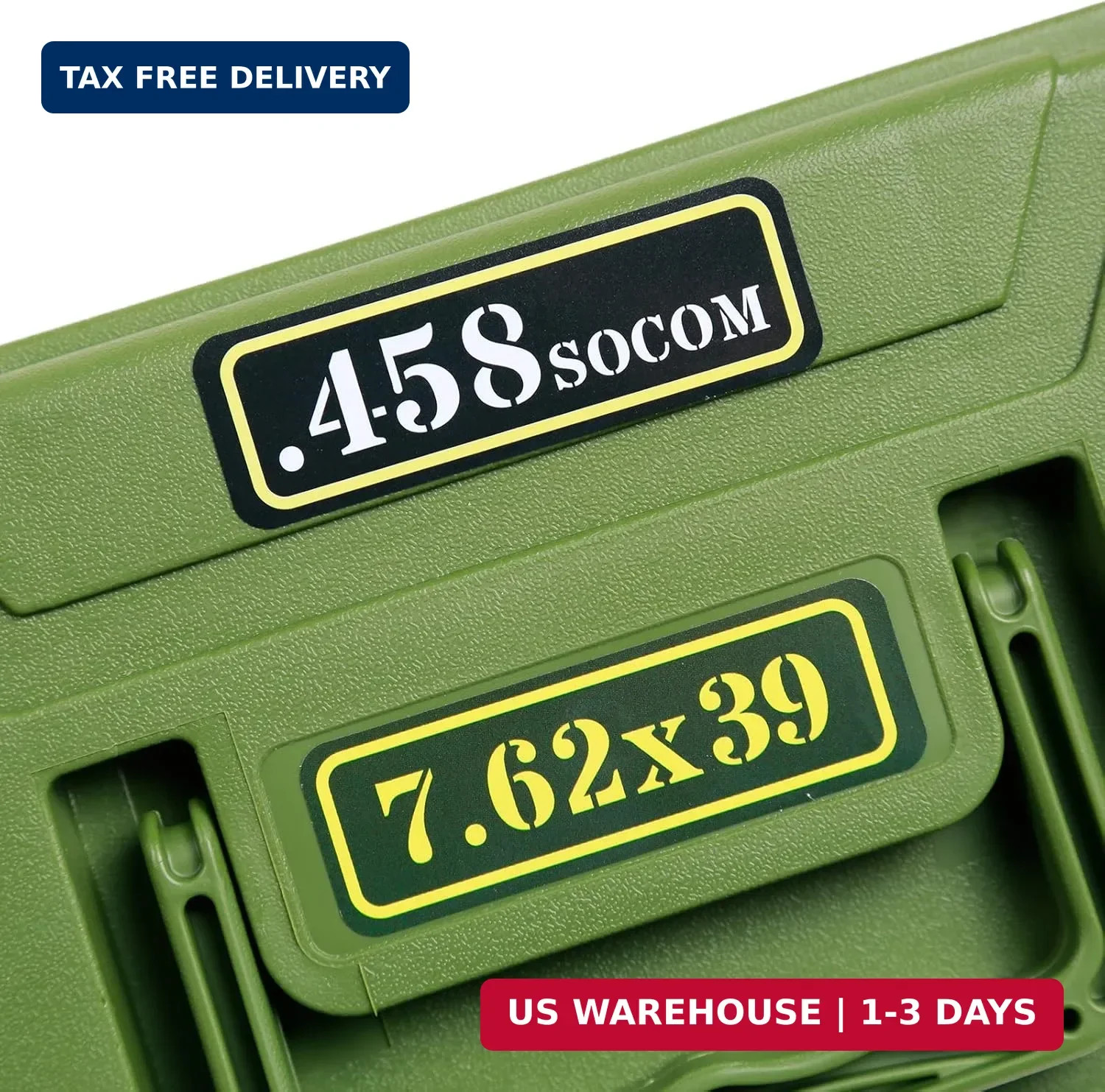 Ammo Can Vinyl Sticker Set Decal Label .410 .44 .45-70 .22 .223 .308 9MM .380 .4