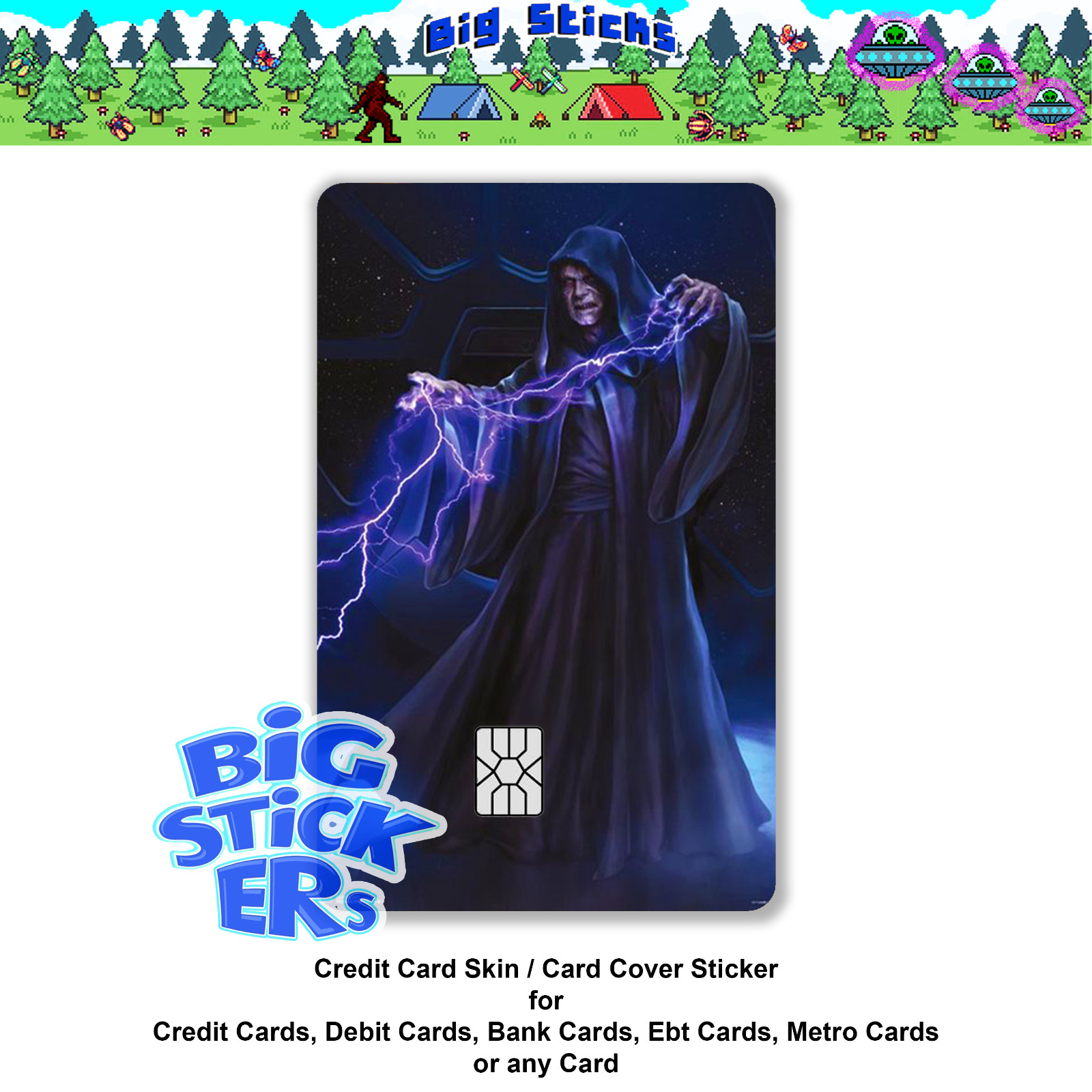 Starwars Credit Card Cover SMART Sticker Skin Wrap, Card Sticker Decal