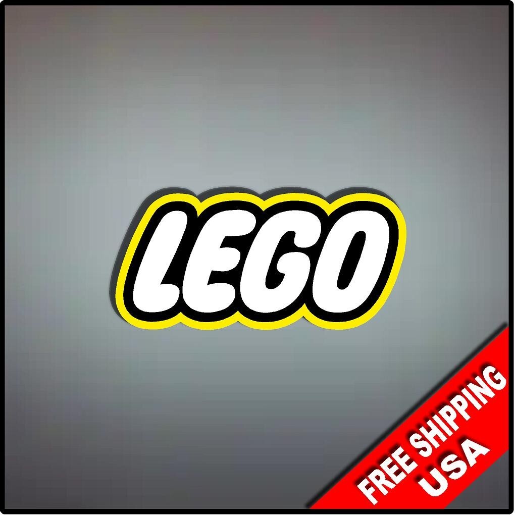 8" LEGO Sticker Decal Art Vinyl Wall Sticker Kids Puzzle Blocks