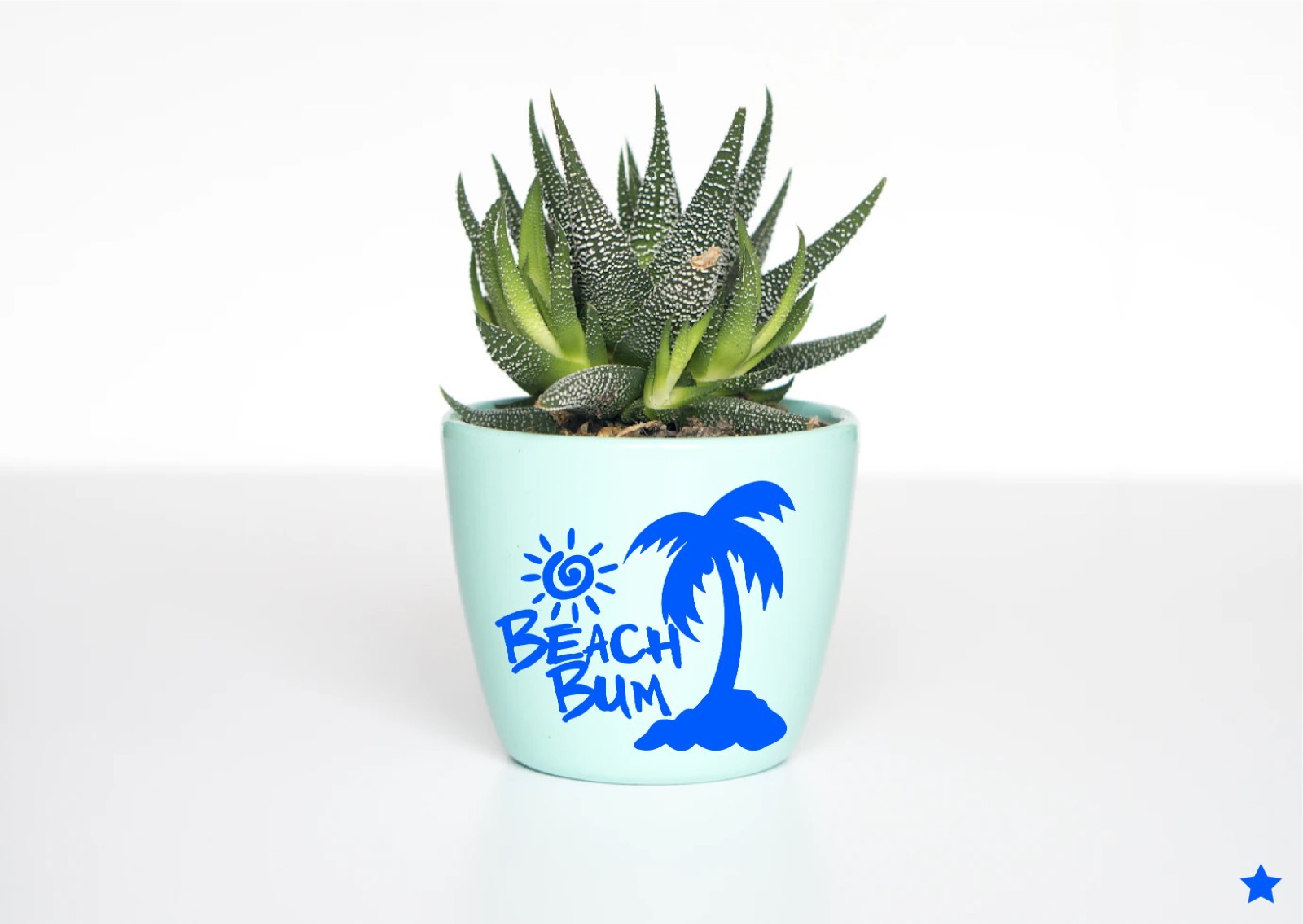 Beach Bum Palm Tree Decal Sticker Island Ocean Sea Life Sun Summer Vacation Love