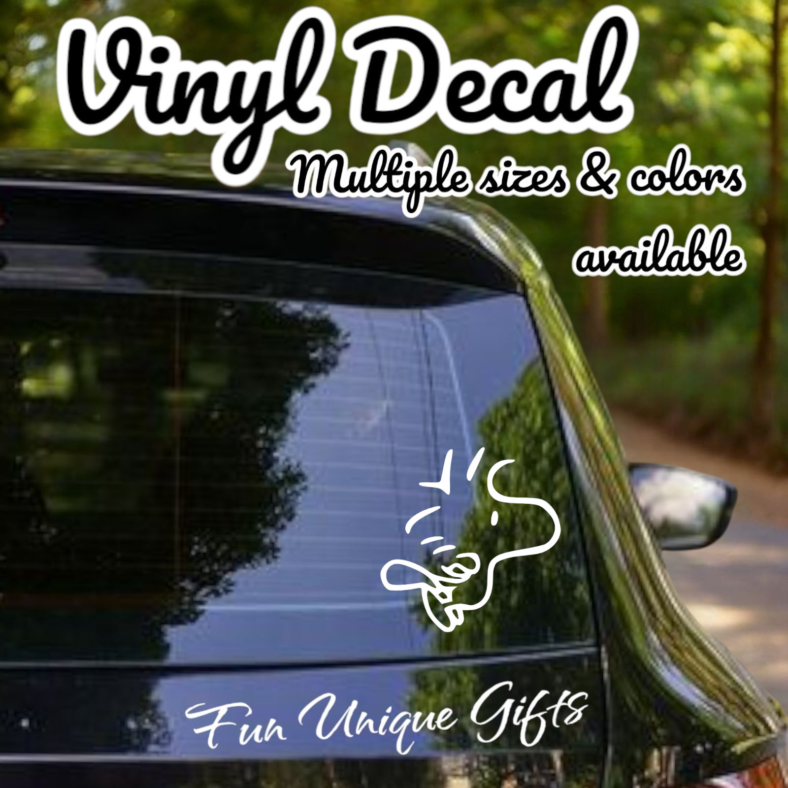 Woodstock Snoopy Vinyl Decal Sticker -Multiple Colors & Sizes- SHIPS FREE!