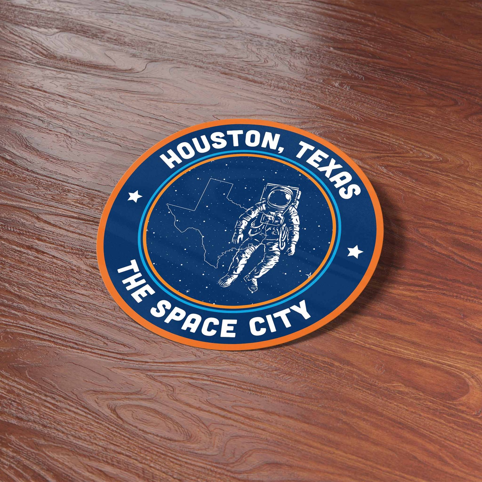 Space City Houston Sticker – Cool Texas Decals