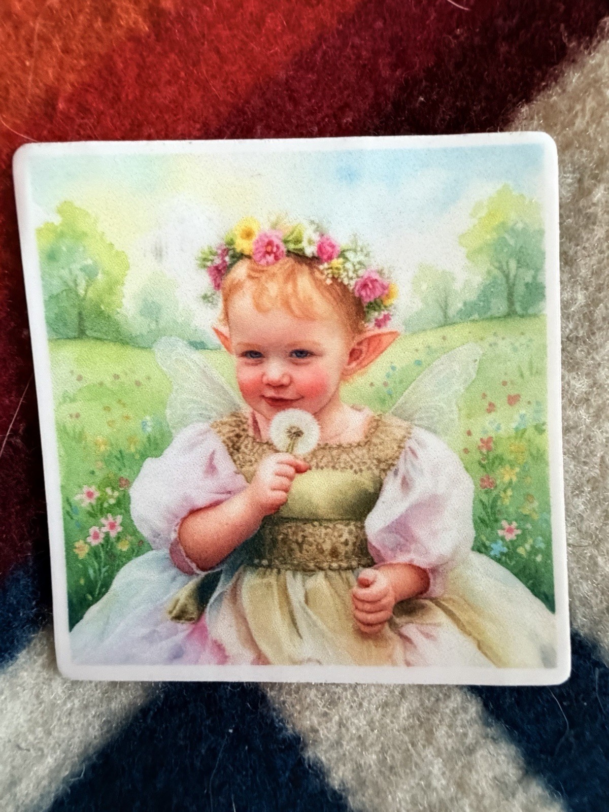 Vinyl Sticker Fairy Child By Sheila Lofgreen