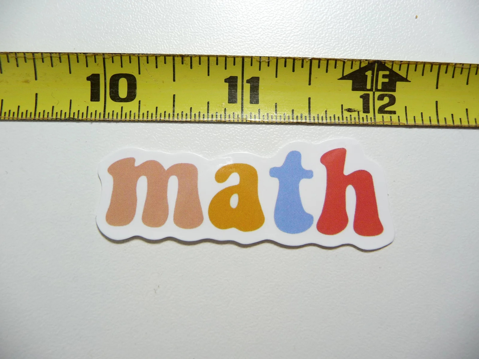 MATH LETTERS SMALL STICKER DECAL TEACHER STUDENT SCHOOL COLLEGE FUNNY