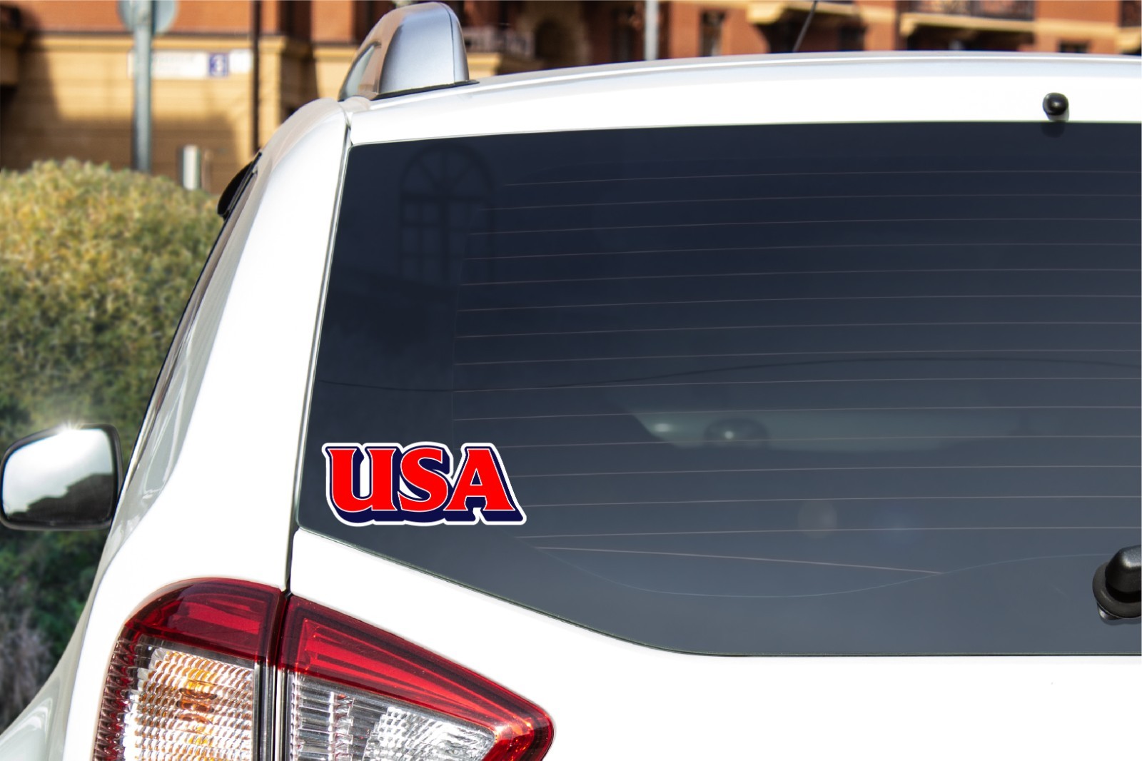 USA Decal Sticker Patriot Red White Blue Flag Country Patriotic Americans First