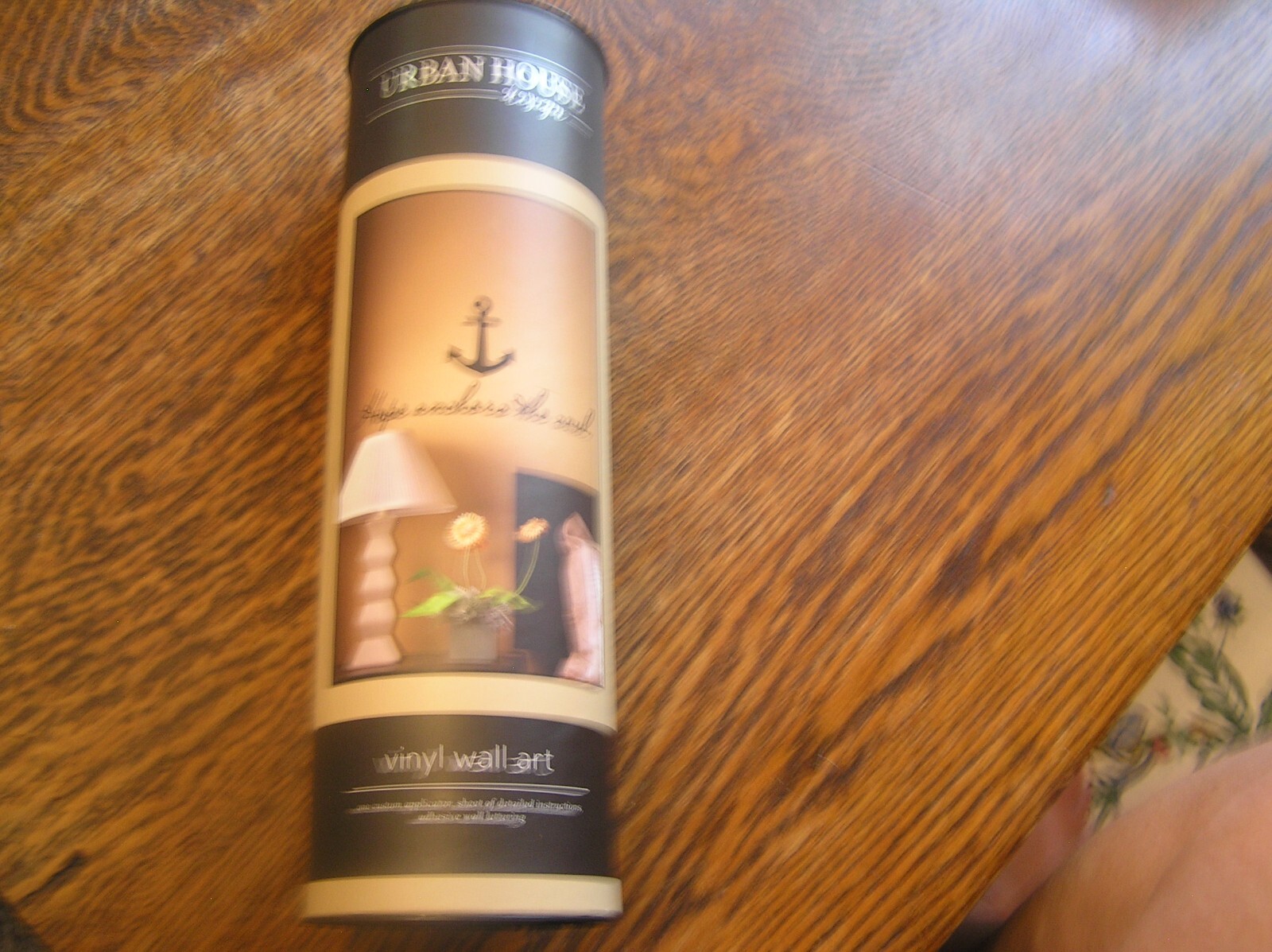 Urban House Design Vinyl Black Wall Art HOPE ANCHORS THE SOUL 28" x14.4"~~NIP!!